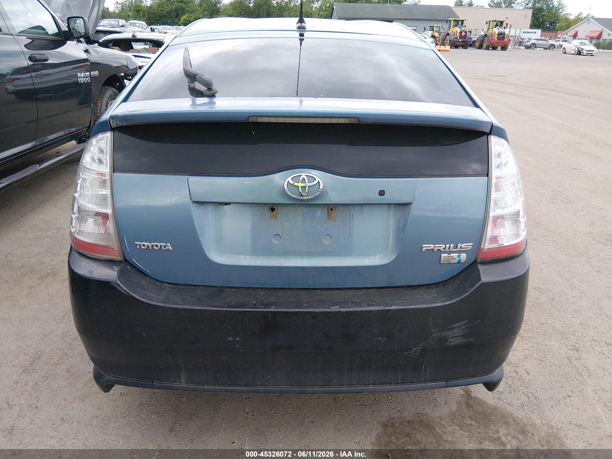 2008 Toyota Prius Touring Blue vin: JTDKB20U787759796