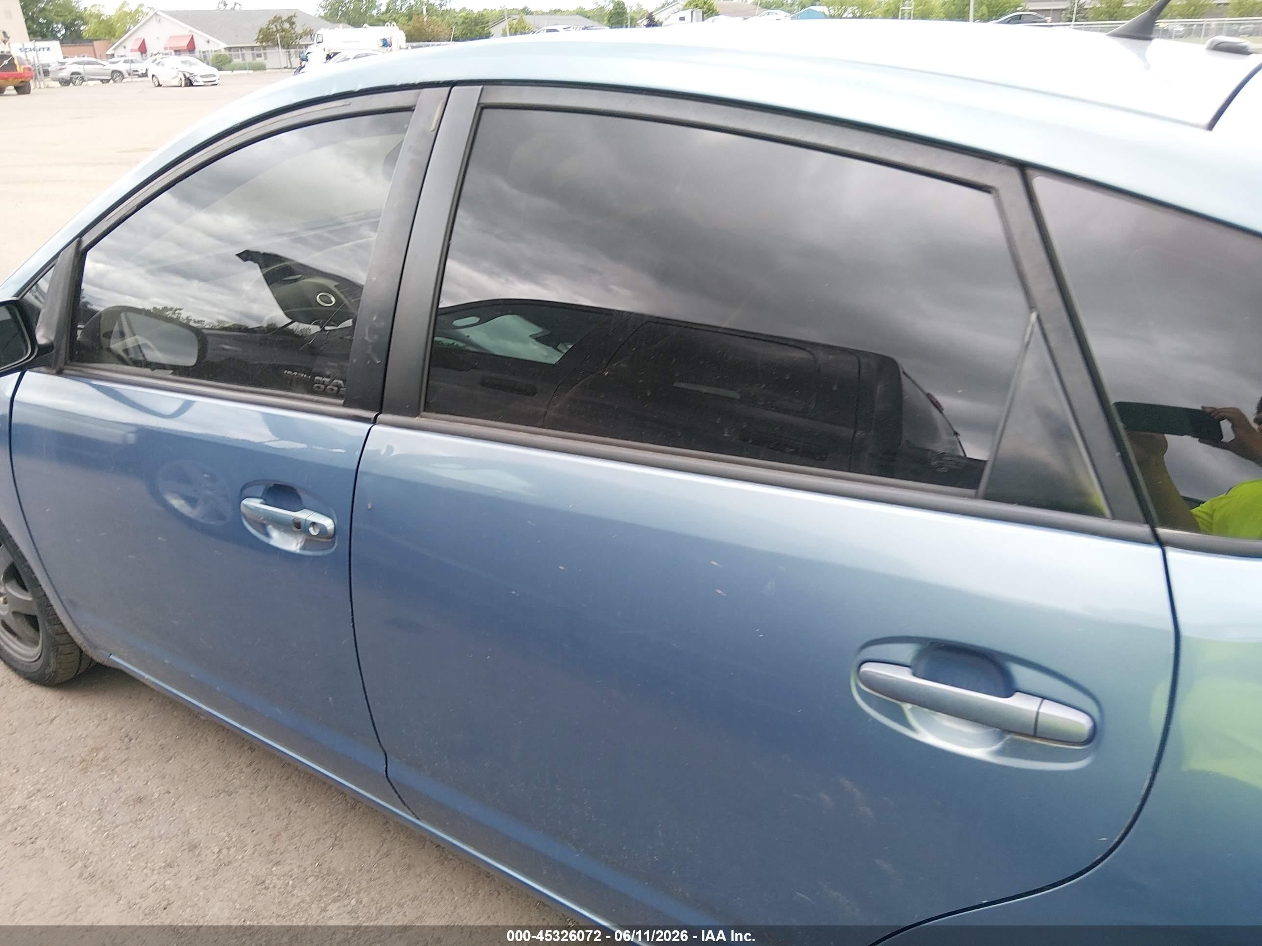 2008 Toyota Prius Touring Blue vin: JTDKB20U787759796
