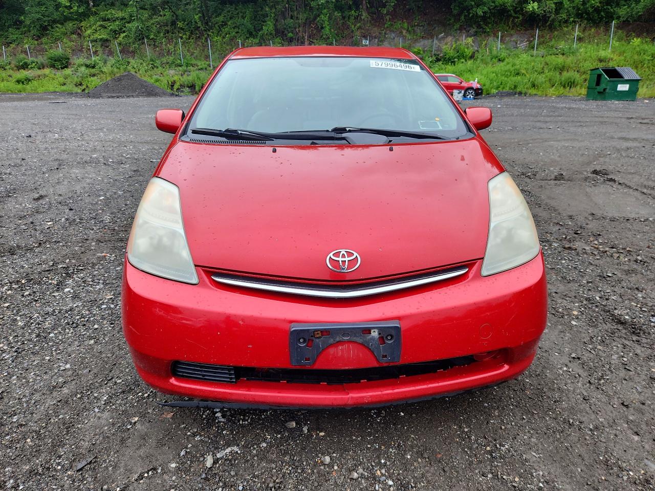 2008 Toyota Prius Base Red vin: JTDKB20U787780793