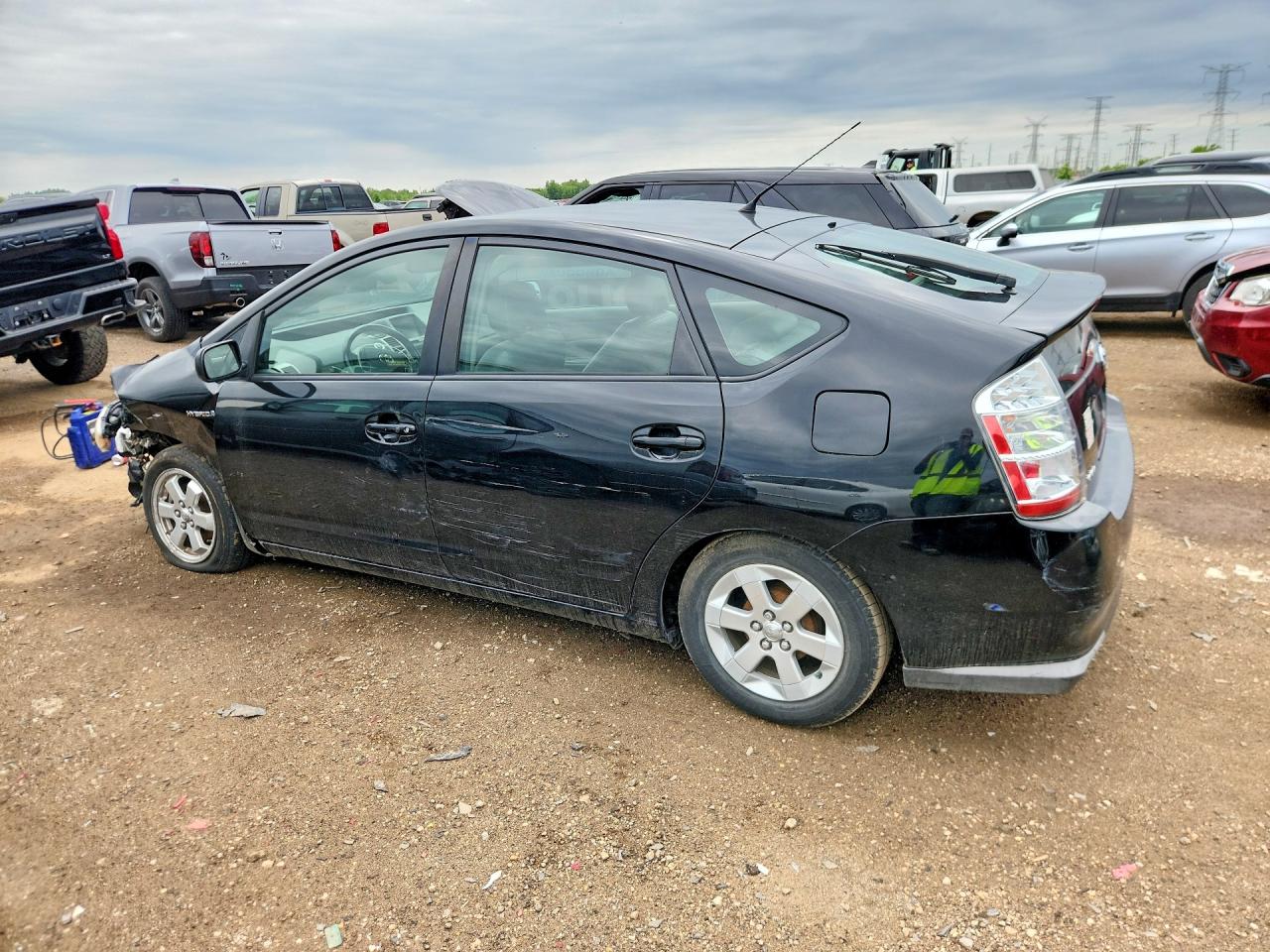 2008 Toyota Prius Base Black vin: JTDKB20U787780910