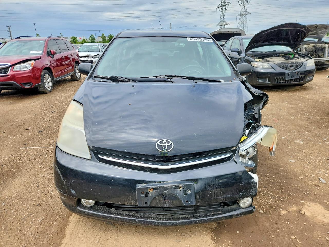 2008 Toyota Prius Base Black vin: JTDKB20U787780910