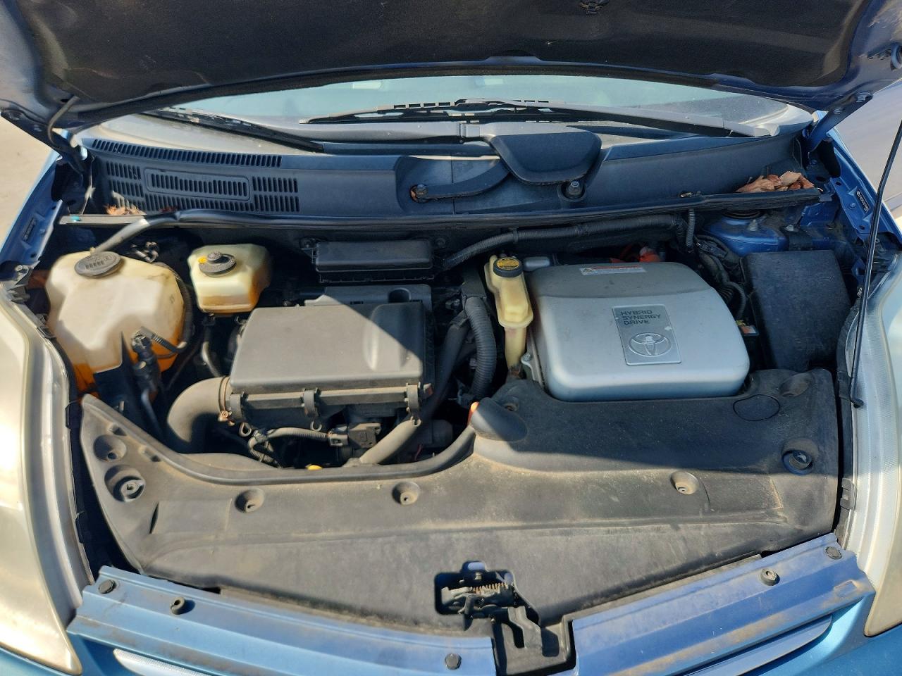 2008 Toyota Prius Base Blue vin: JTDKB20U787798825