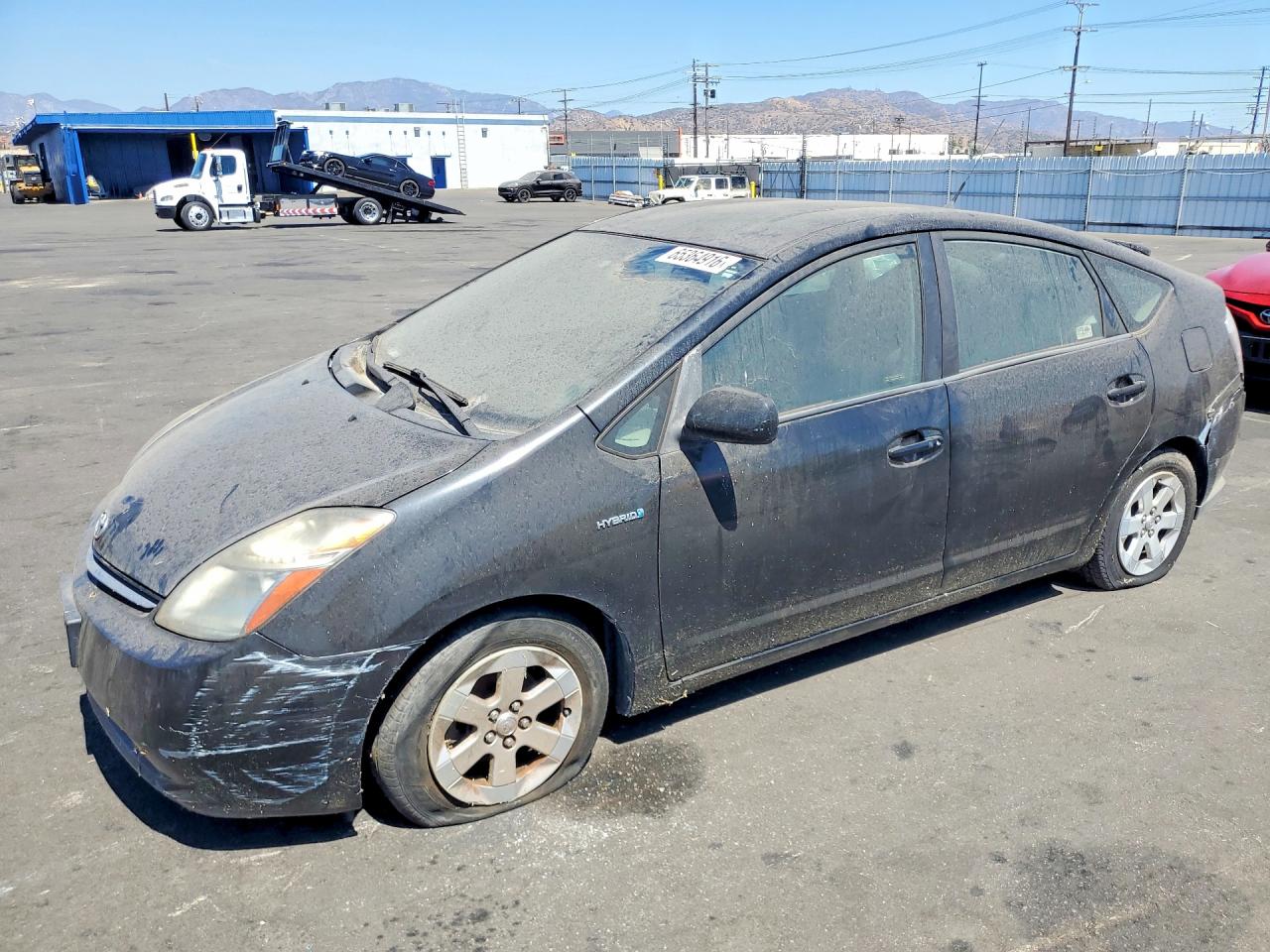 2008 Toyota Prius Base Черный vin: JTDKB20U787806499