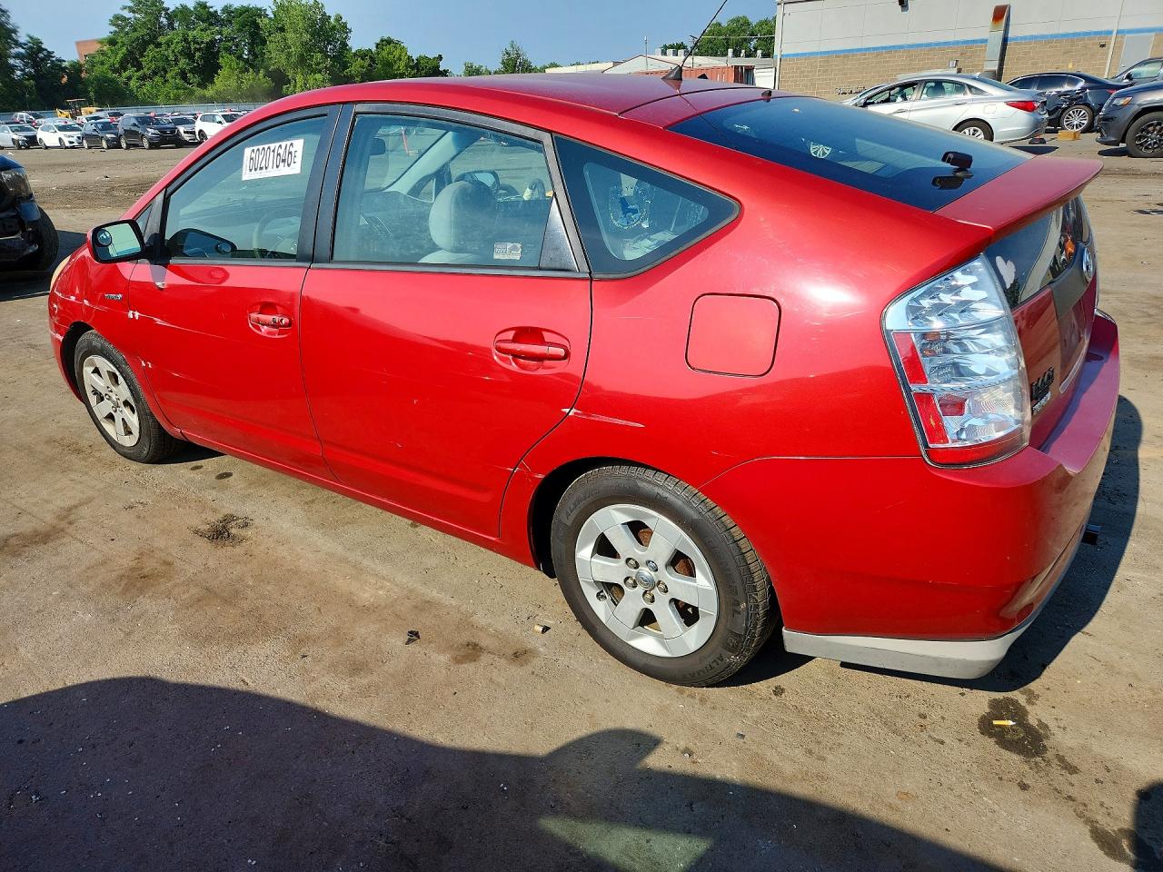 2008 Toyota Prius Base Red vin: JTDKB20U787815669