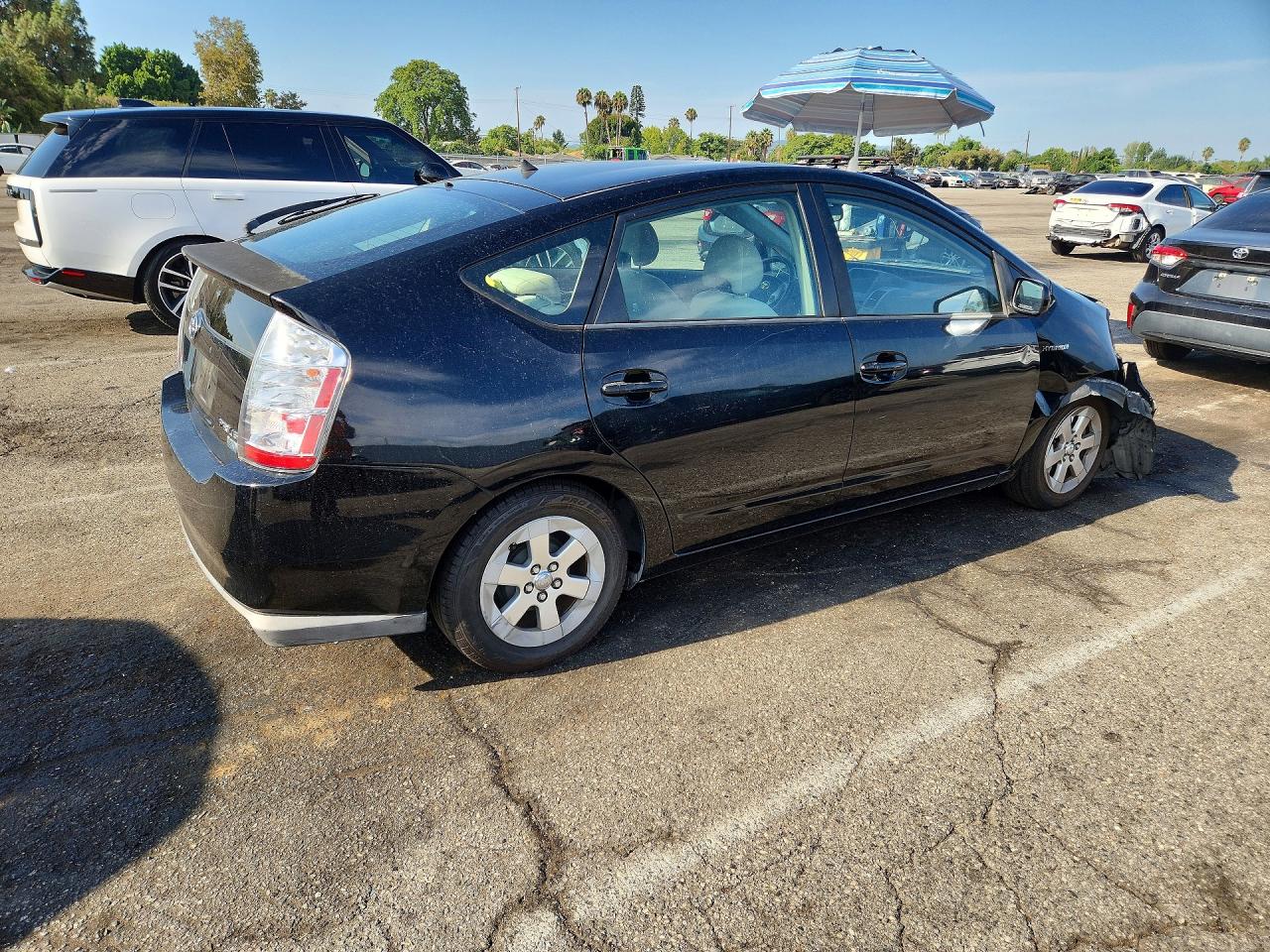2009 Toyota Prius Base Black vin: JTDKB20U793471351