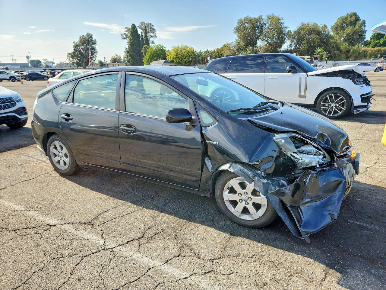 2009 Toyota Prius Base Black vin: JTDKB20U793471351