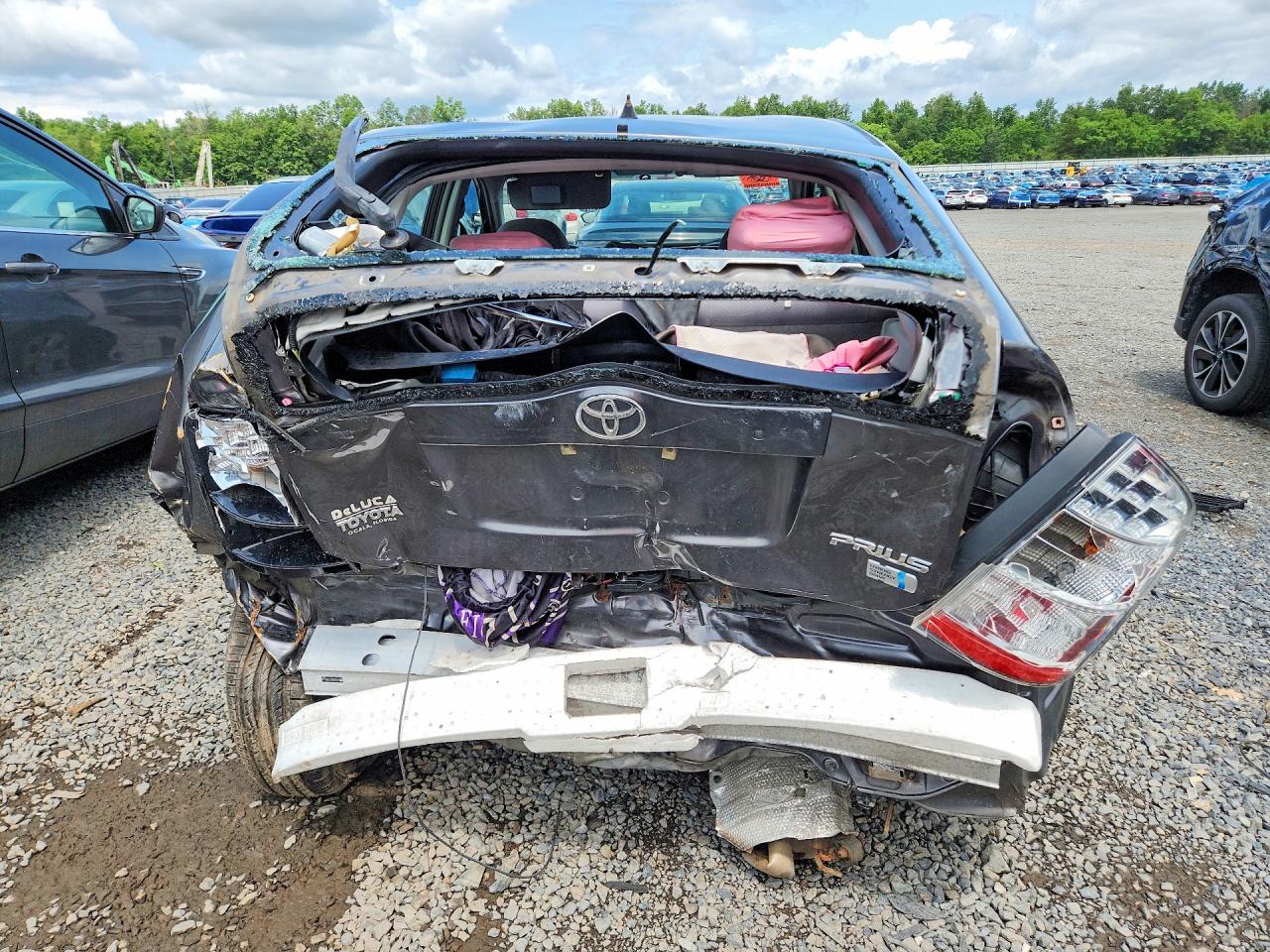 2009 Toyota Prius Base Серый vin: JTDKB20U793481264