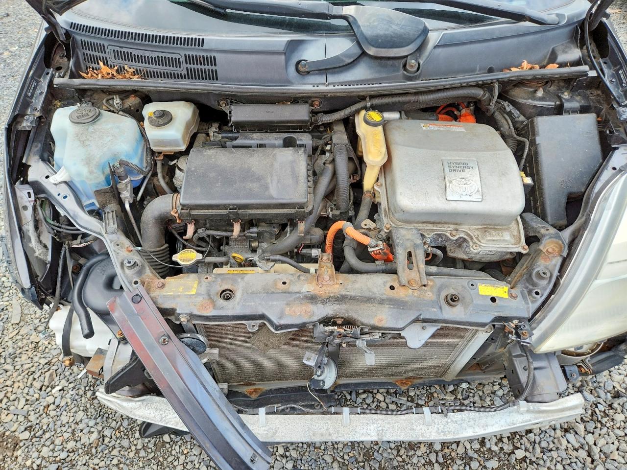 2009 Toyota Prius Base Серый vin: JTDKB20U793481264