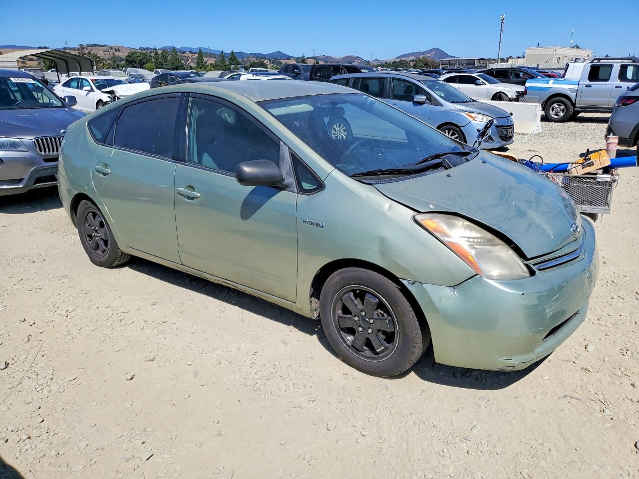 2009 Toyota Prius Base Green vin: JTDKB20U793488828