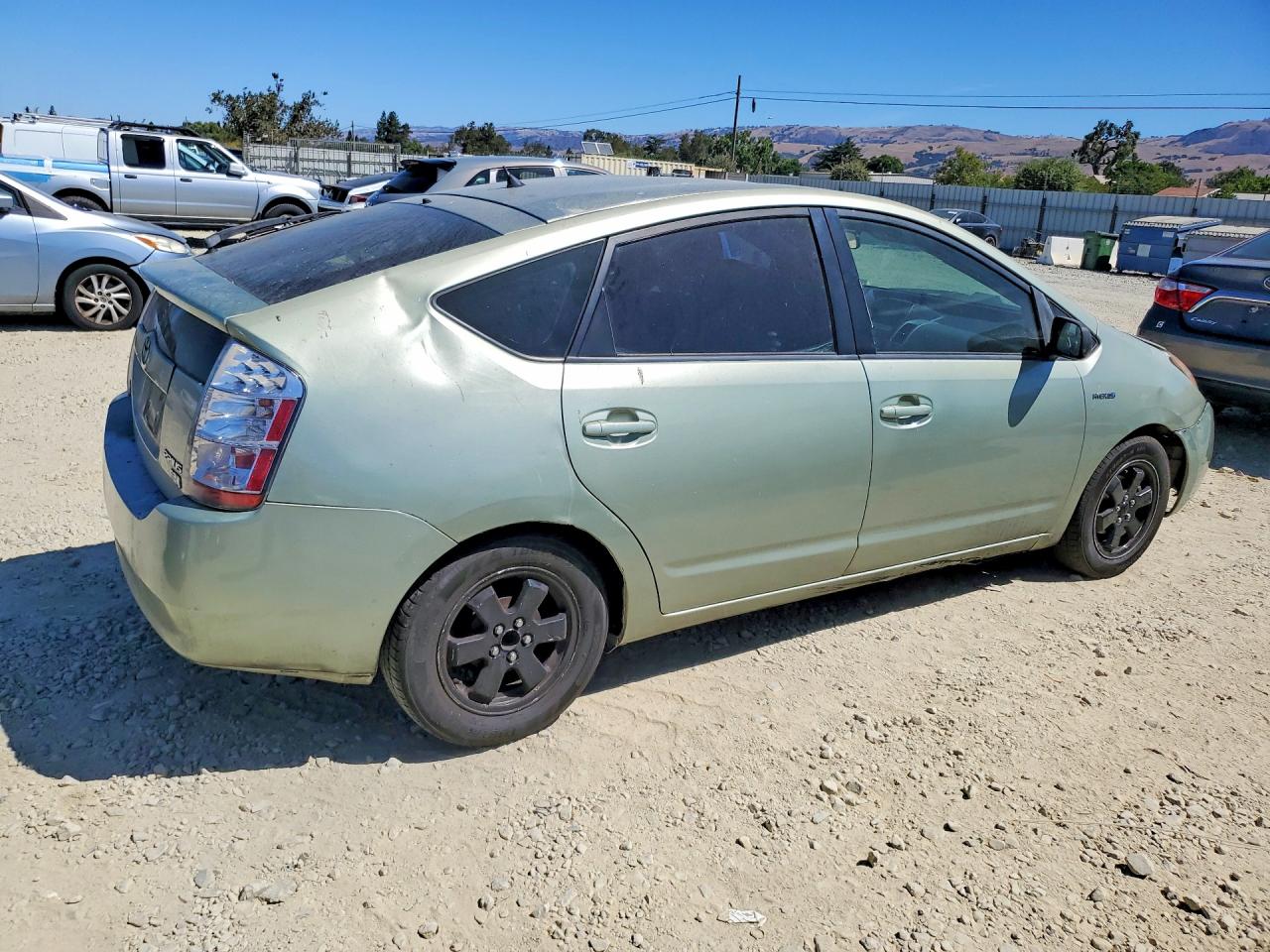 2009 Toyota Prius Base Green vin: JTDKB20U793488828