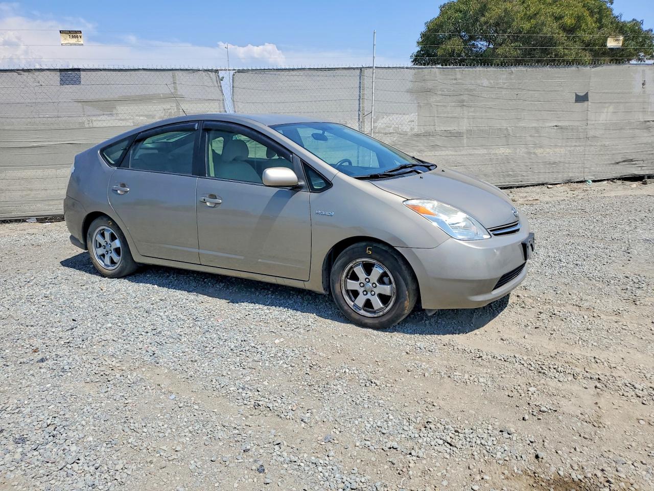 2009 Toyota Prius Base Beige vin: JTDKB20U793489719