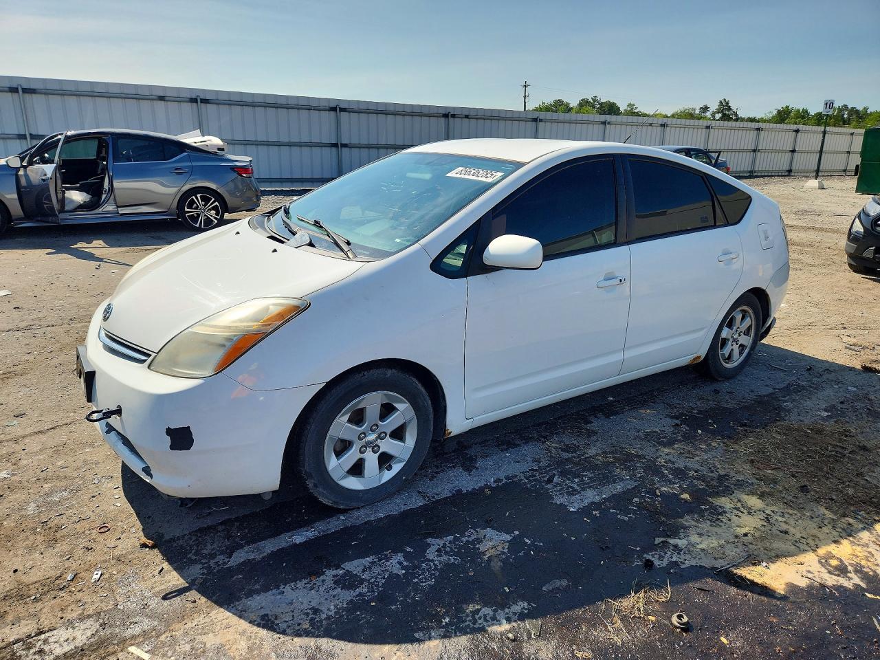 2009 Toyota Prius Base White vin: JTDKB20U793497125