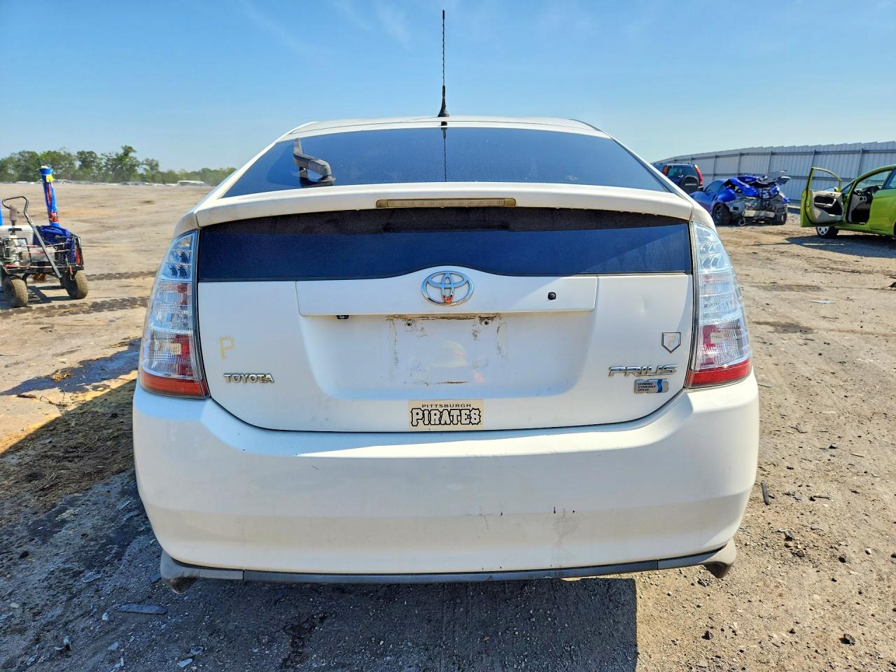 2009 Toyota Prius Base White vin: JTDKB20U793497125