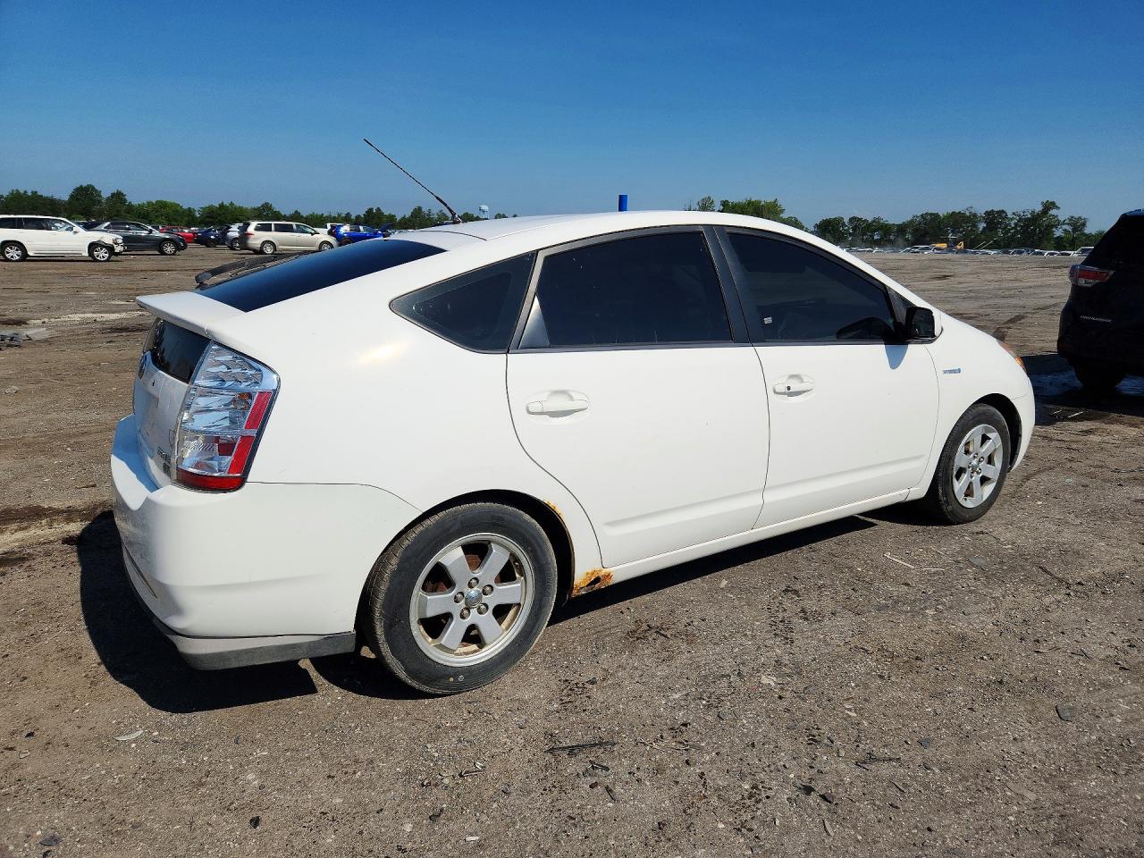 2009 Toyota Prius Base White vin: JTDKB20U793497125