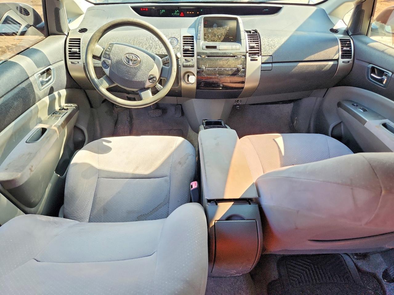2009 Toyota Prius Base White vin: JTDKB20U793497125