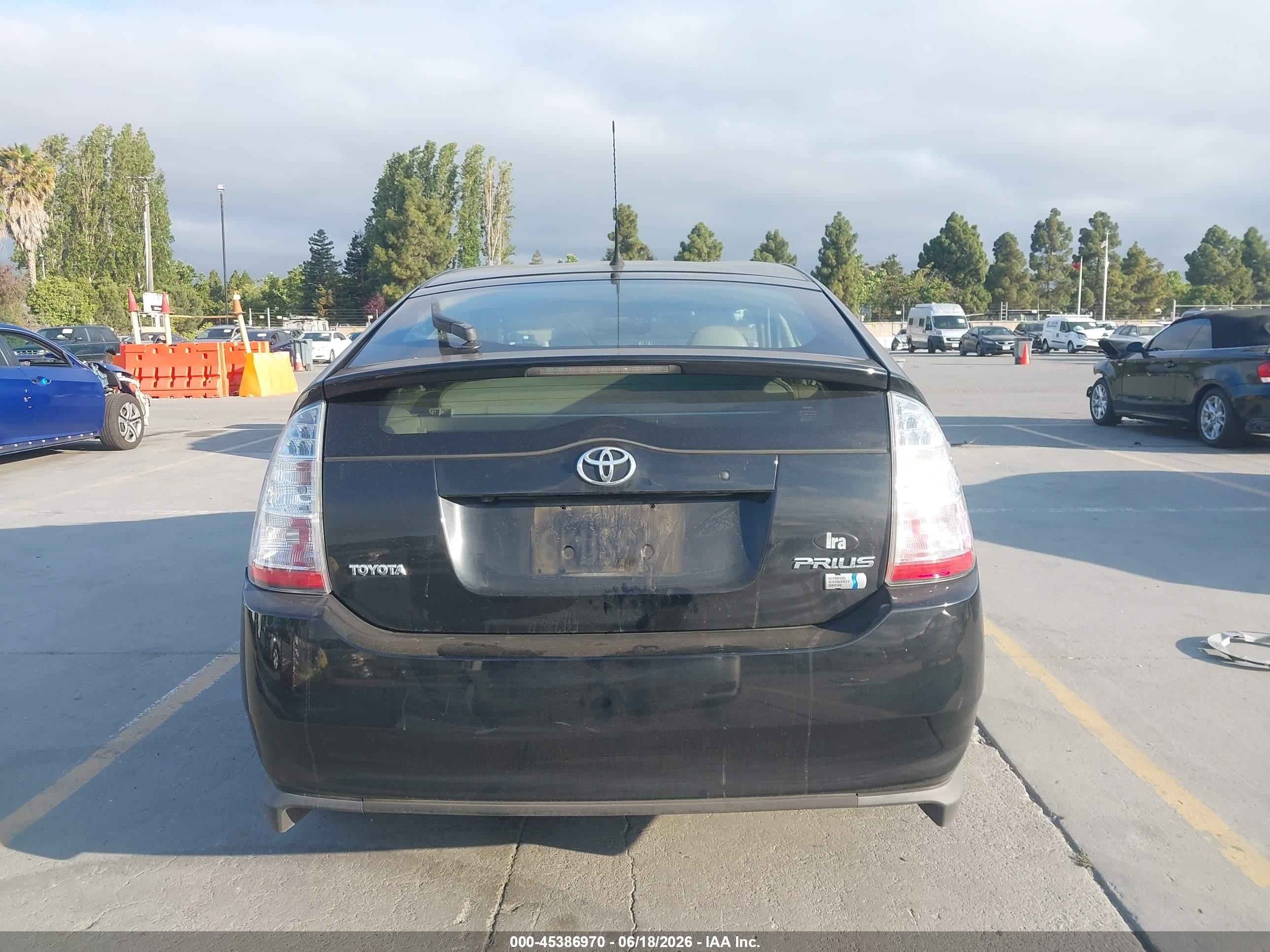 2009 Toyota Prius   Black vin: JTDKB20U793512982