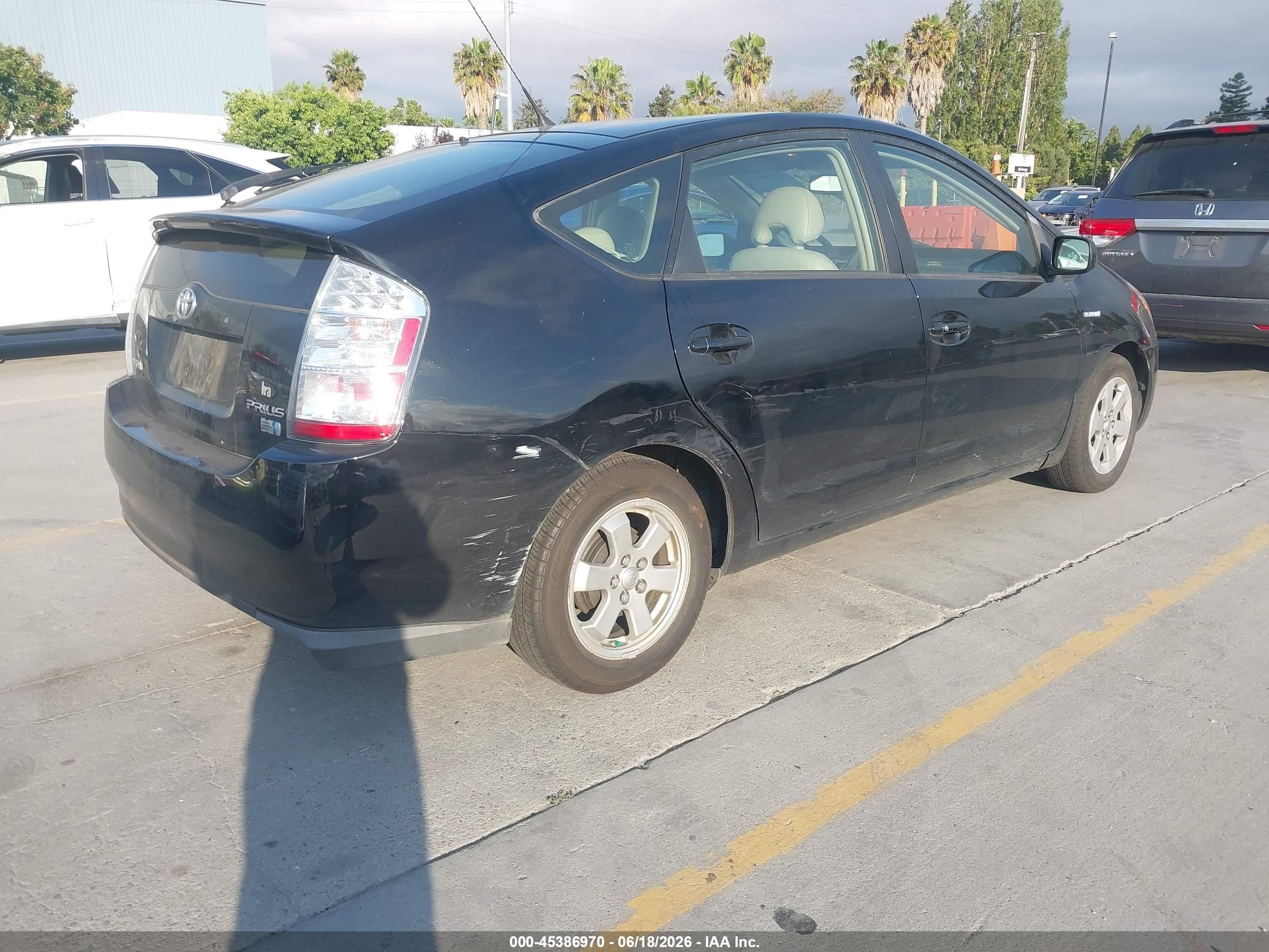 2009 Toyota Prius   Black vin: JTDKB20U793512982