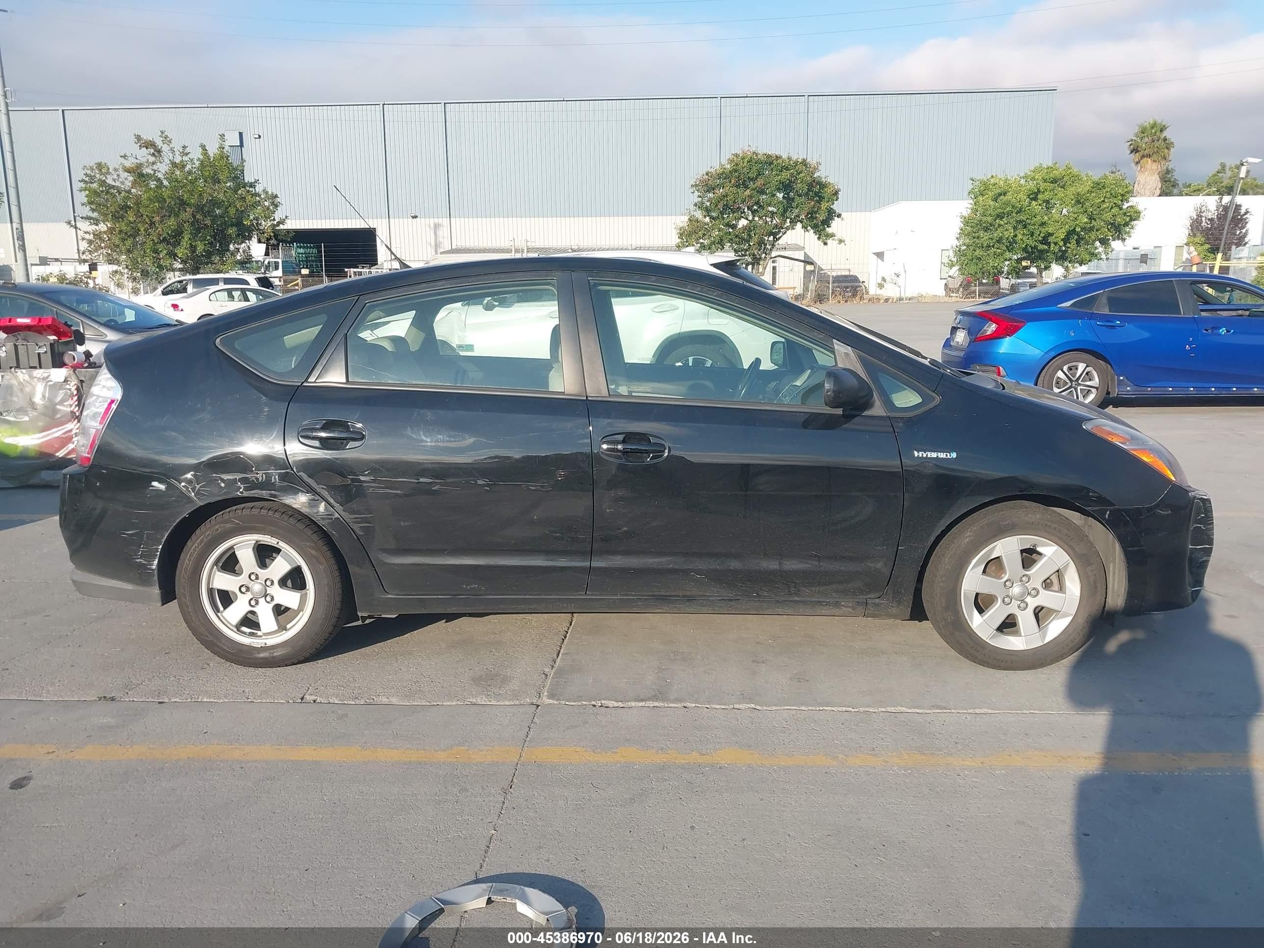 2009 Toyota Prius   Black vin: JTDKB20U793512982