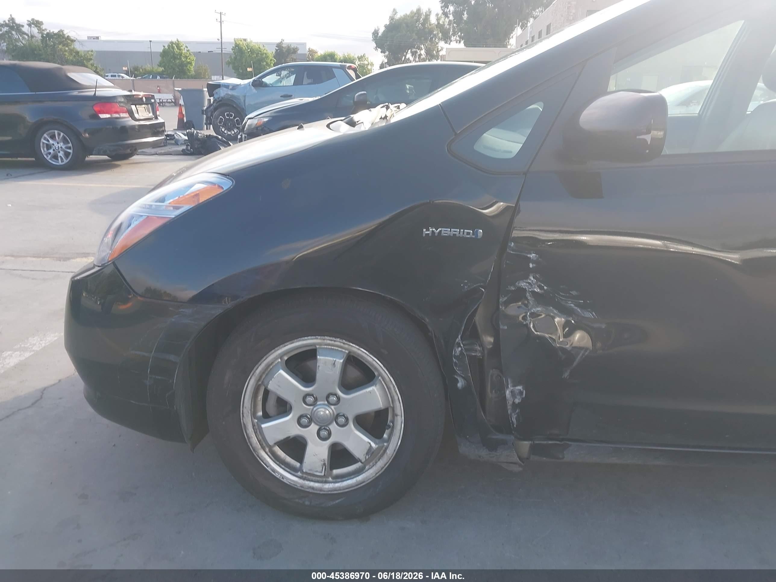 2009 Toyota Prius   Black vin: JTDKB20U793512982