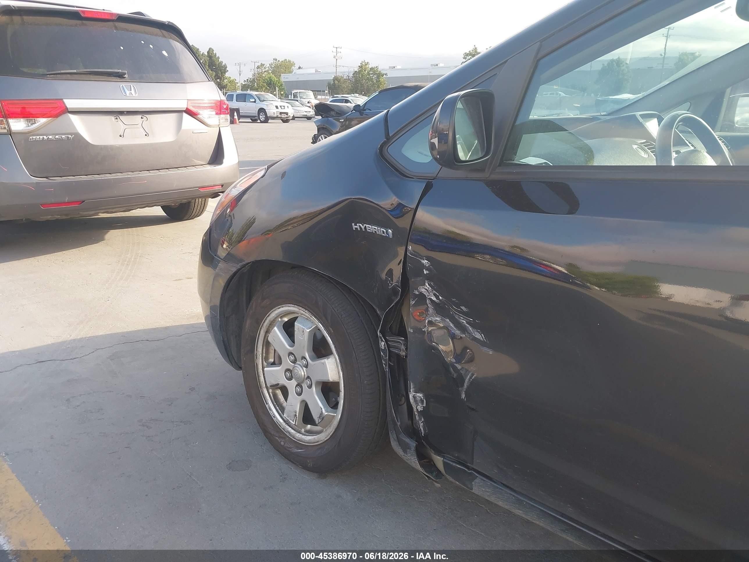 2009 Toyota Prius   Black vin: JTDKB20U793512982
