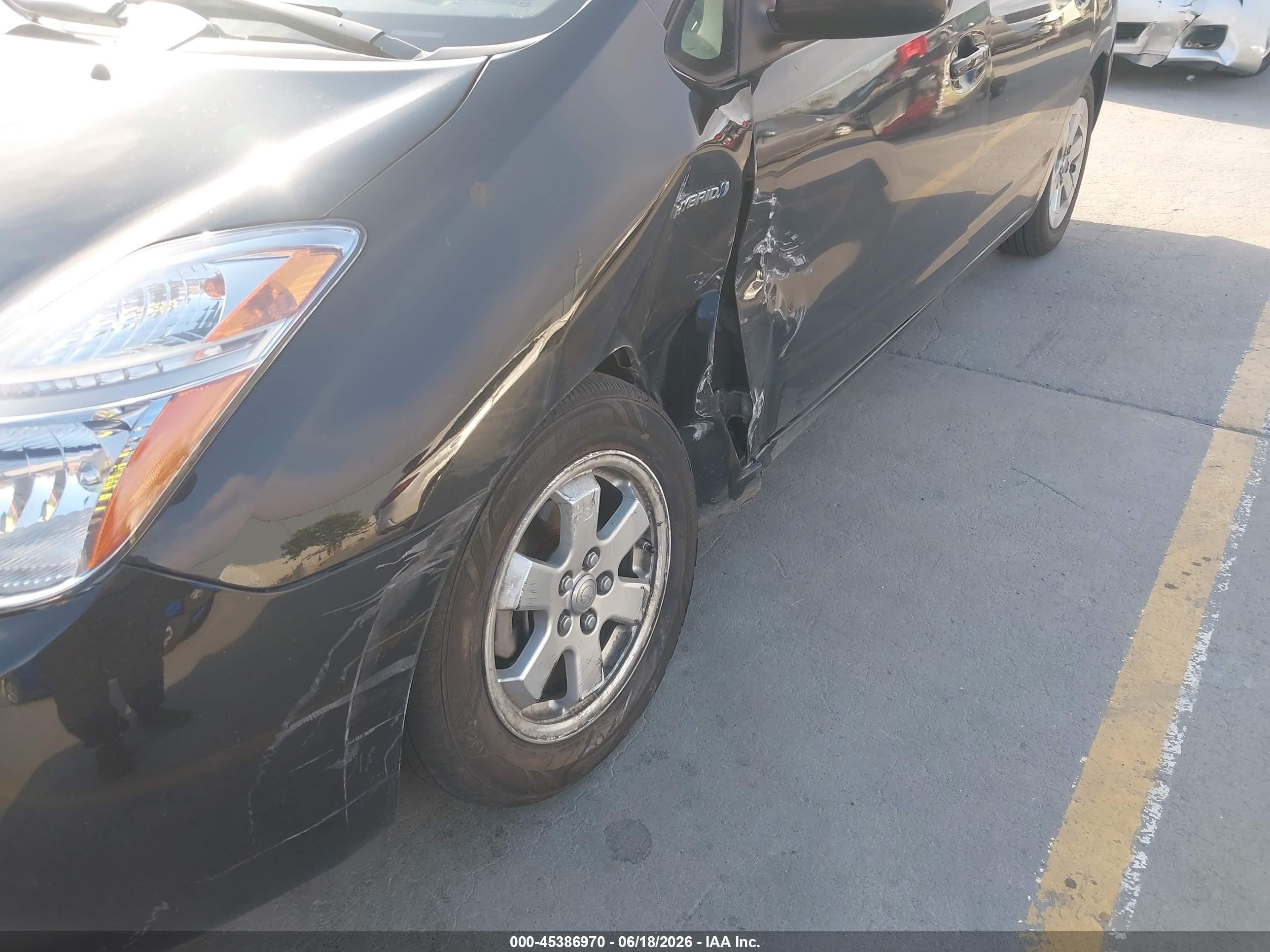 2009 Toyota Prius   Black vin: JTDKB20U793512982