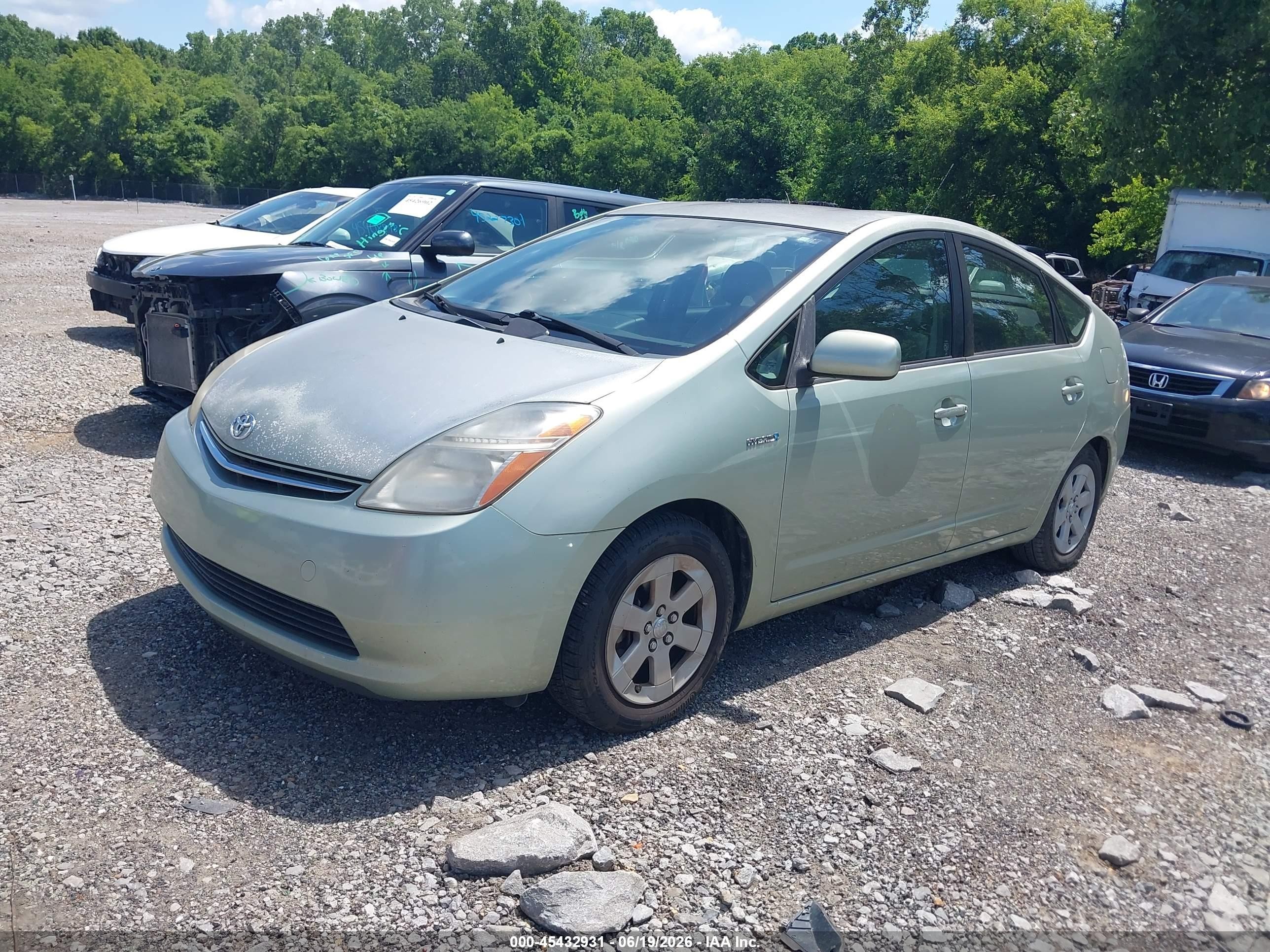 2009 Toyota Prius   Зеленый vin: JTDKB20U793520001