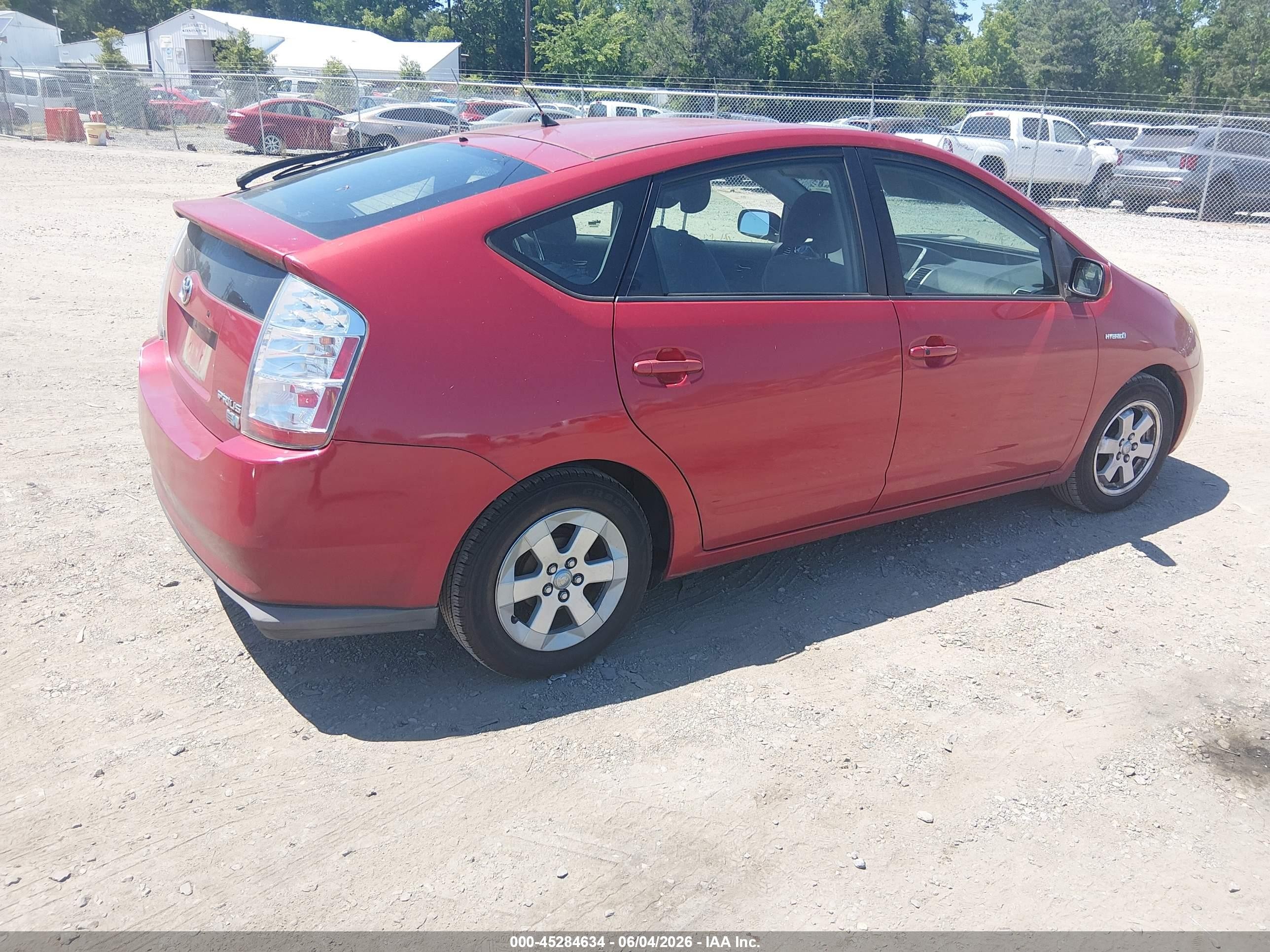 2009 Toyota Prius Красный vin: JTDKB20U793520984