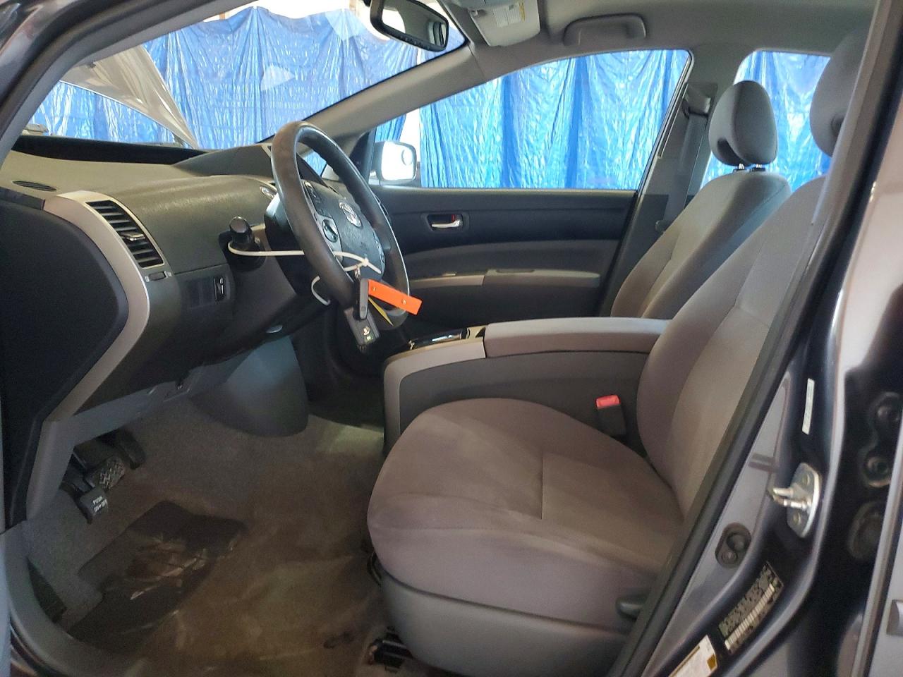 2009 Toyota Prius Base Gray vin: JTDKB20U793529538