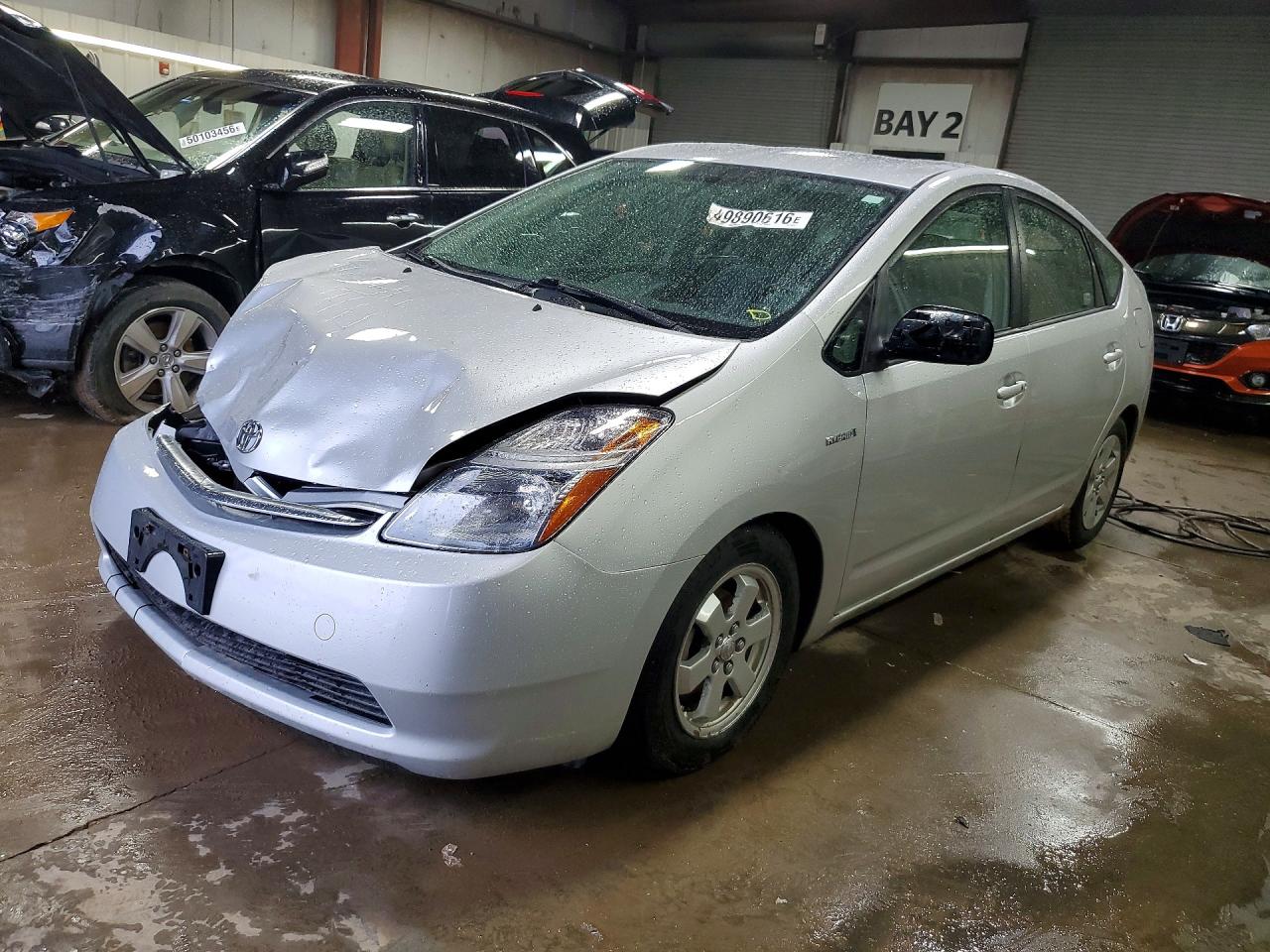 2009 Toyota Prius Base Silver vin: JTDKB20U793535288
