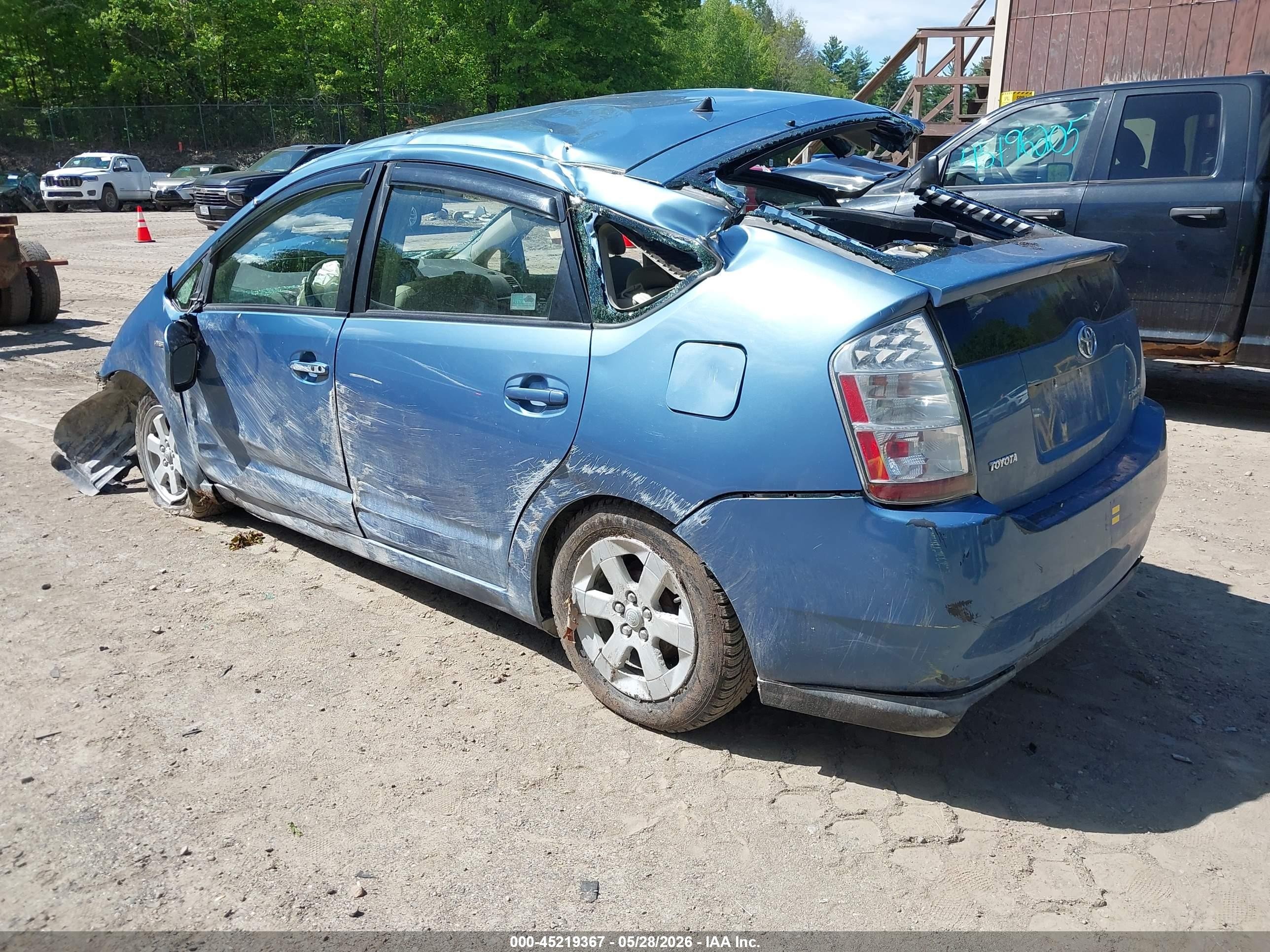 2009 Toyota Prius Blue vin: JTDKB20U797839701