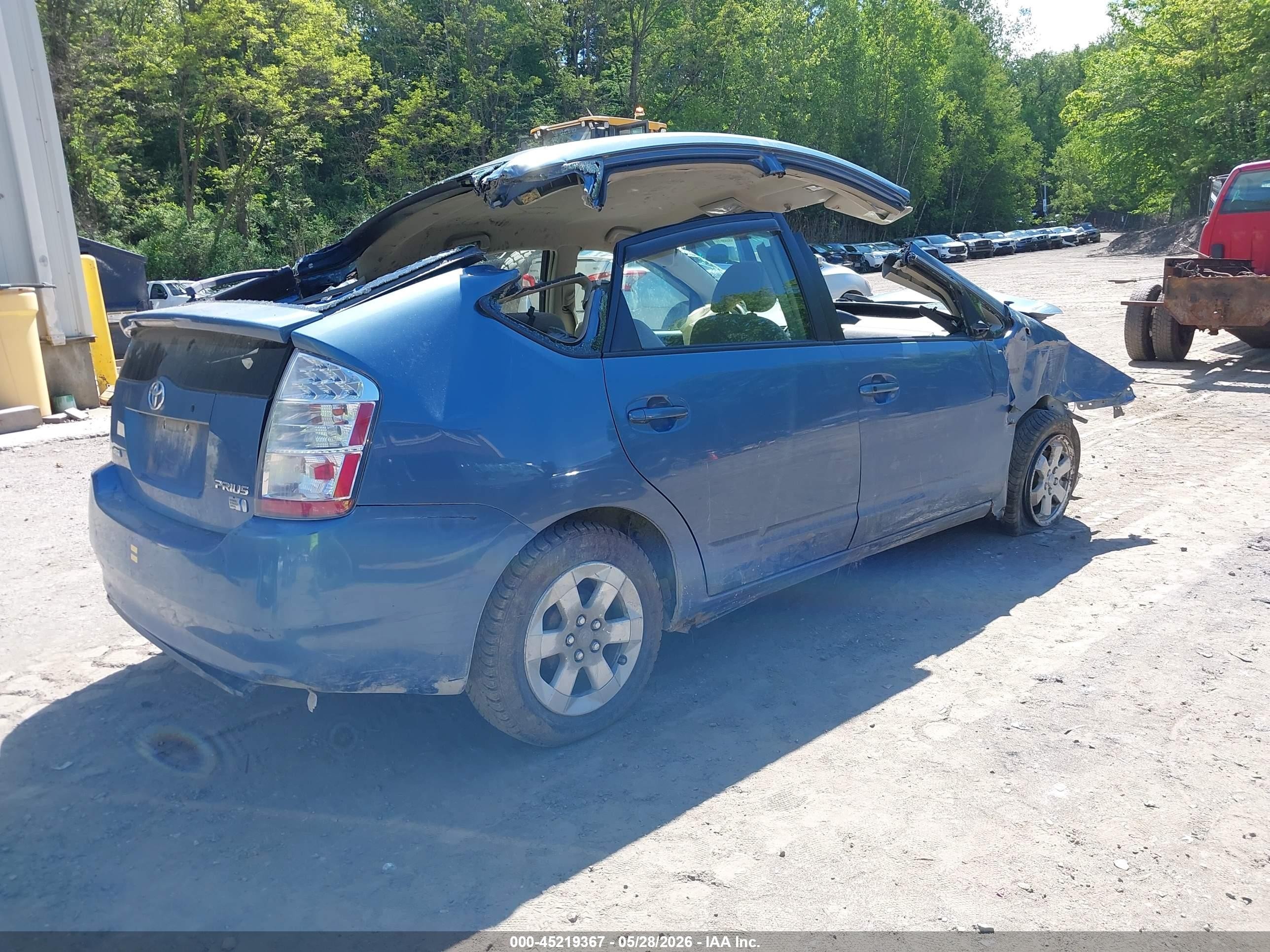 2009 Toyota Prius Blue vin: JTDKB20U797839701