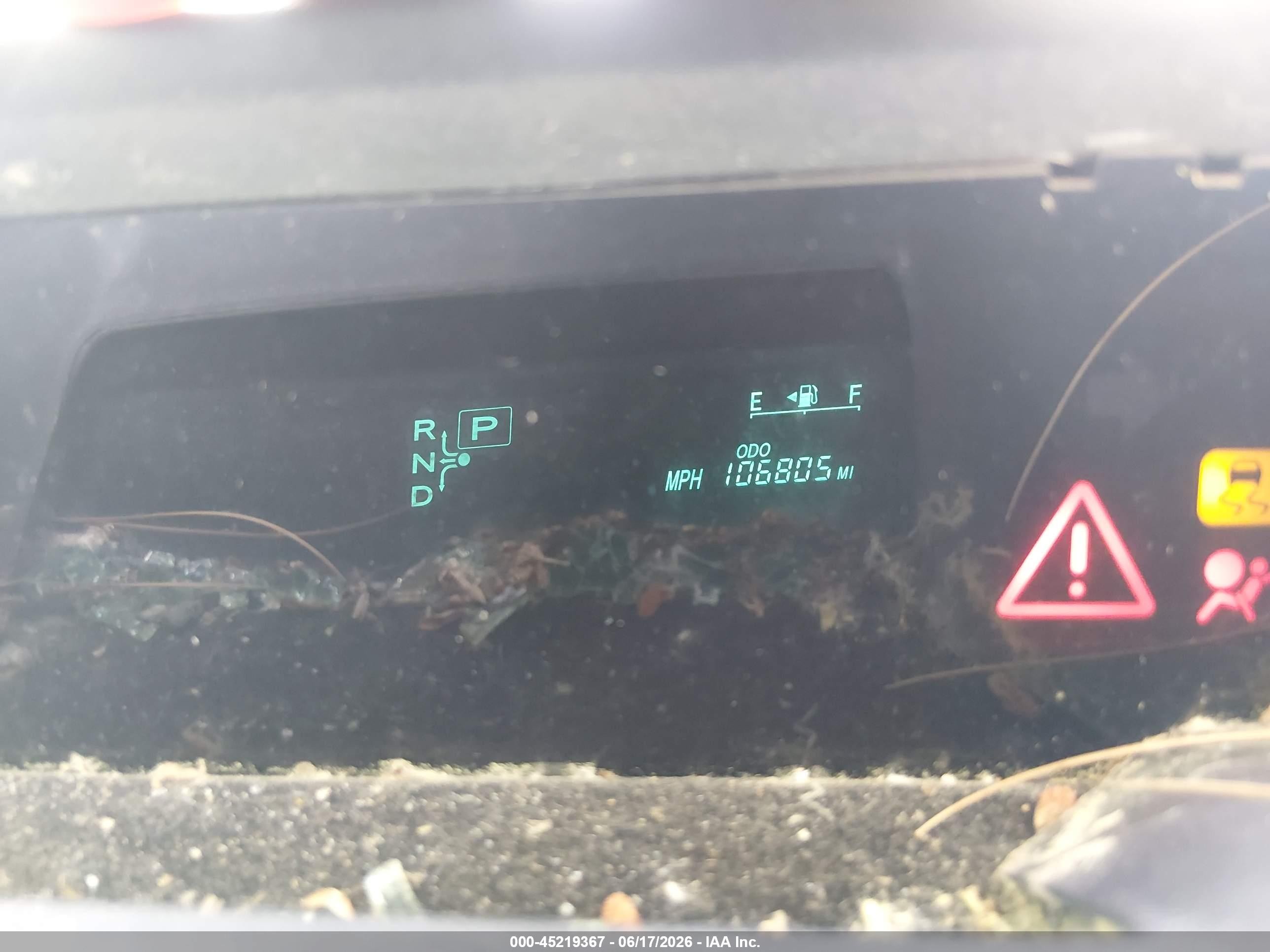 2009 Toyota Prius Blue vin: JTDKB20U797839701