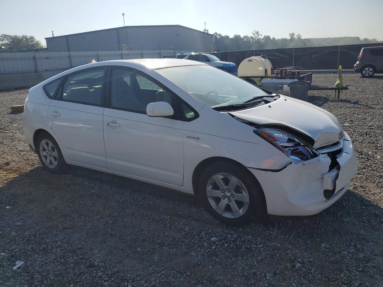 2009 Toyota Prius Base White vin: JTDKB20U797846549