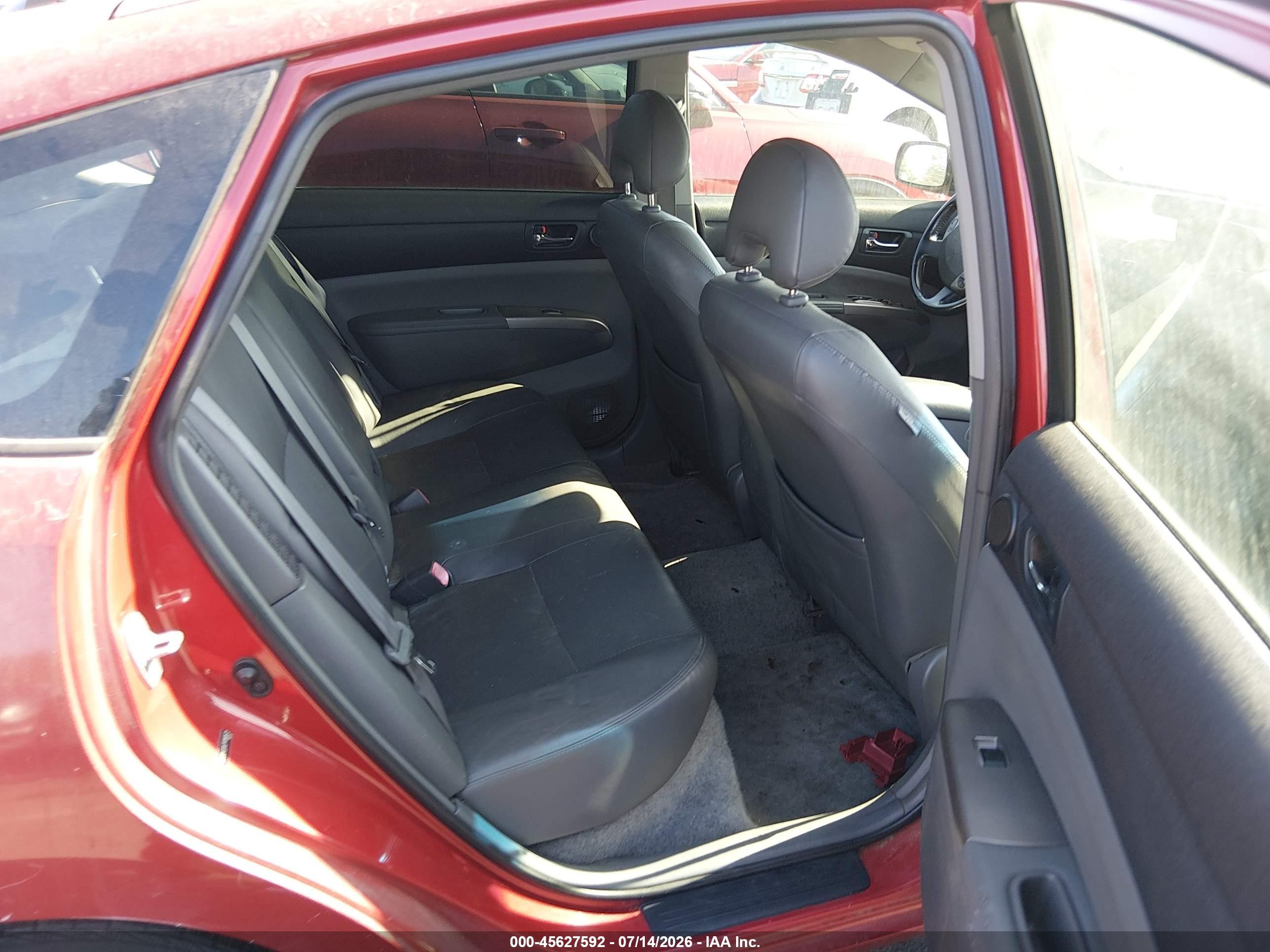 2009 Toyota Prius Touring Бордовый vin: JTDKB20U797858572