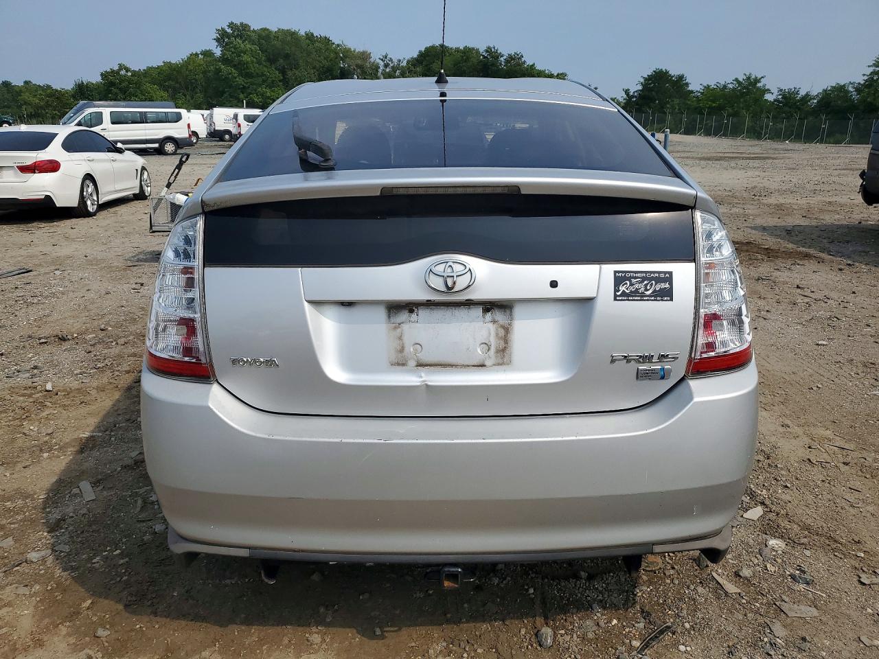 2009 Toyota Prius Base Silver vin: JTDKB20U797860659
