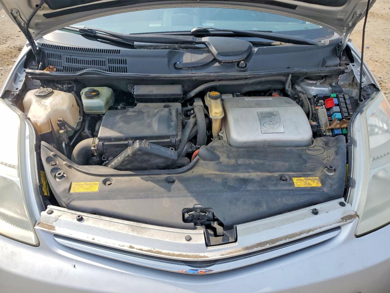 2009 Toyota Prius Base Silver vin: JTDKB20U797860659