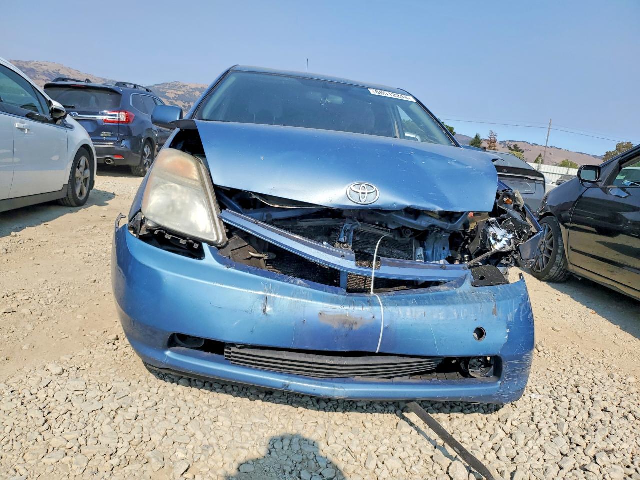 2009 Toyota Prius Base Blue vin: JTDKB20U797864002