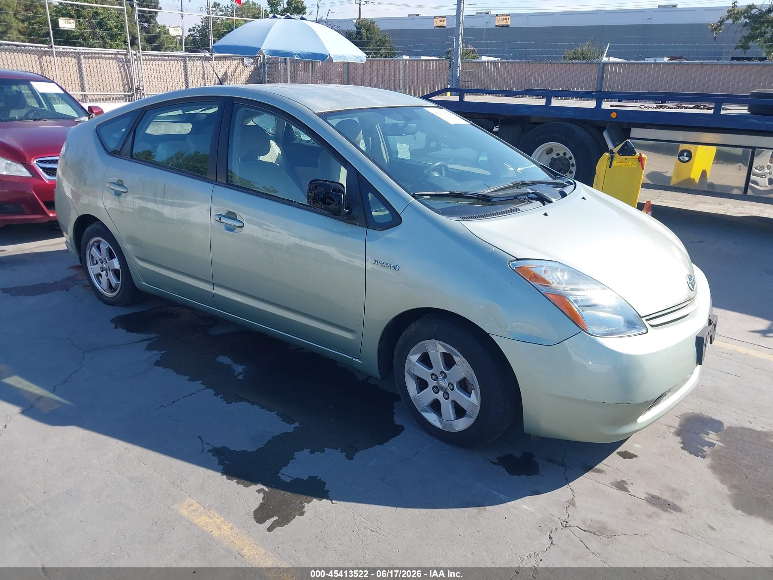 2009 Toyota Prius   Green vin: JTDKB20U797865117