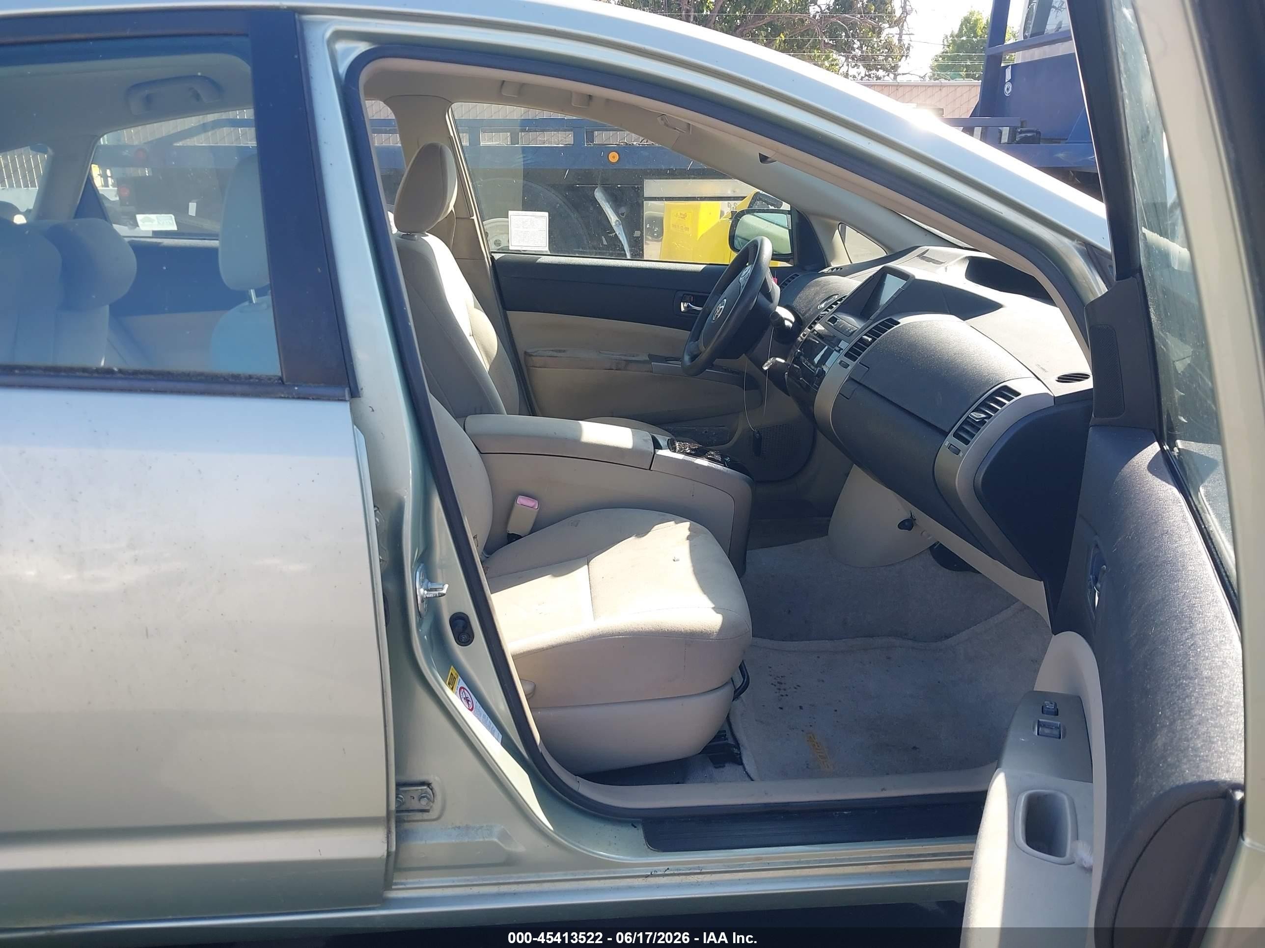 2009 Toyota Prius   Green vin: JTDKB20U797865117