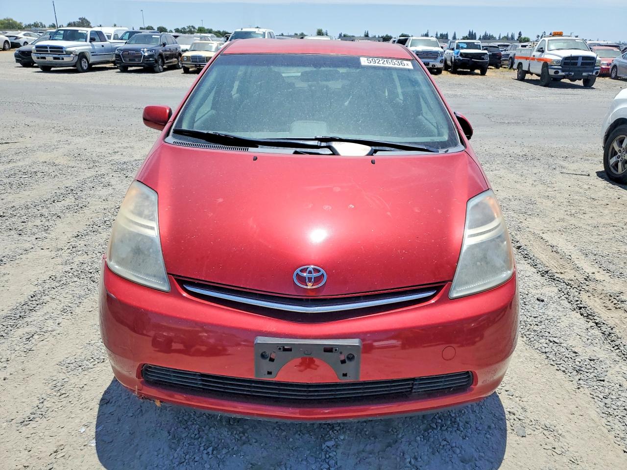 2009 Toyota Prius Base Red vin: JTDKB20U797869328