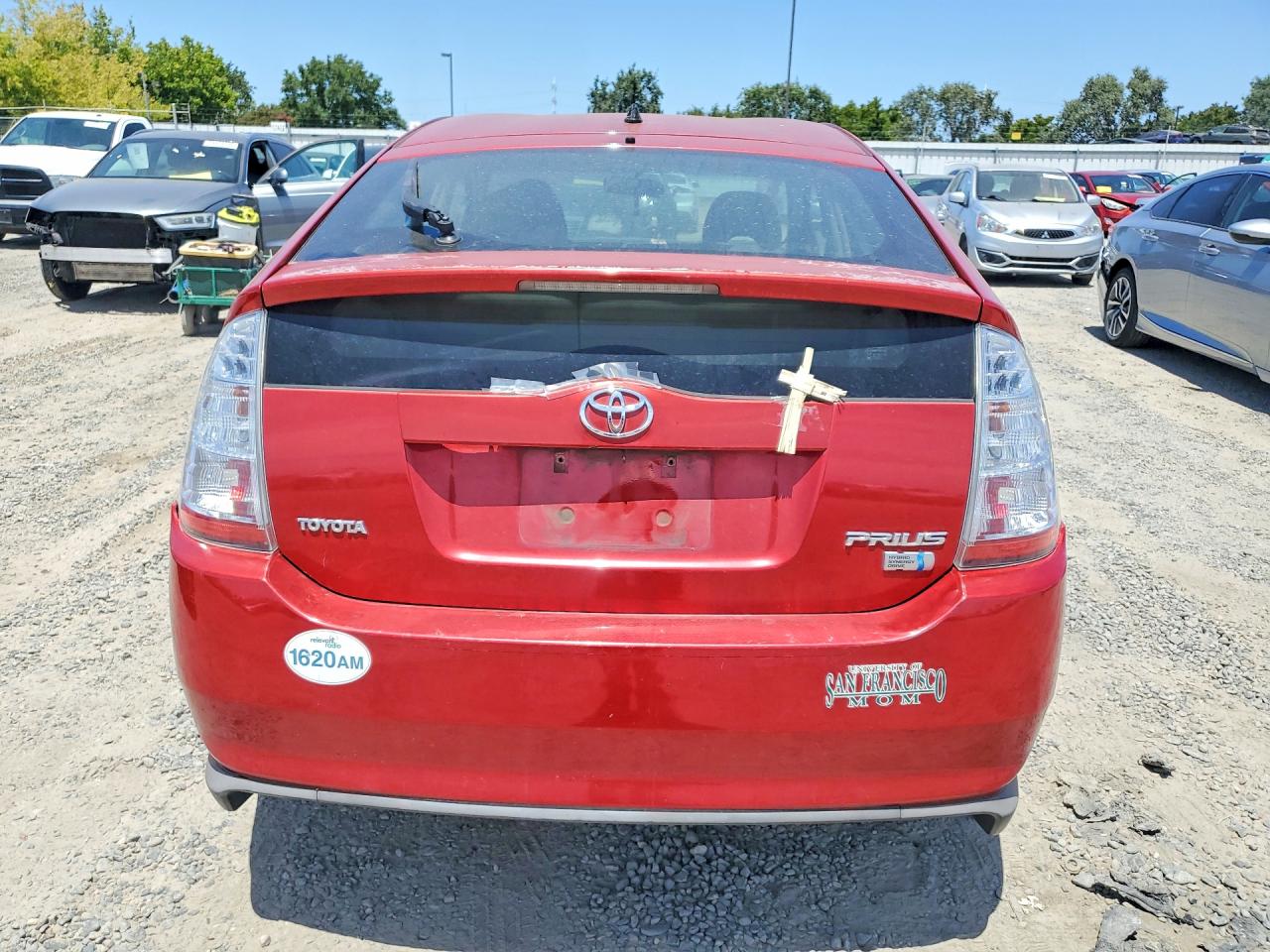 2009 Toyota Prius Base Red vin: JTDKB20U797869328