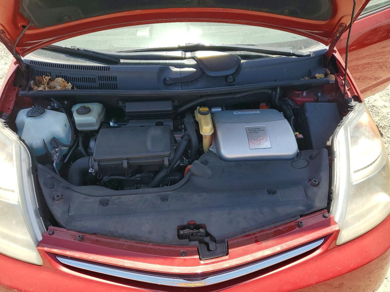 2009 Toyota Prius Base Red vin: JTDKB20U797869328
