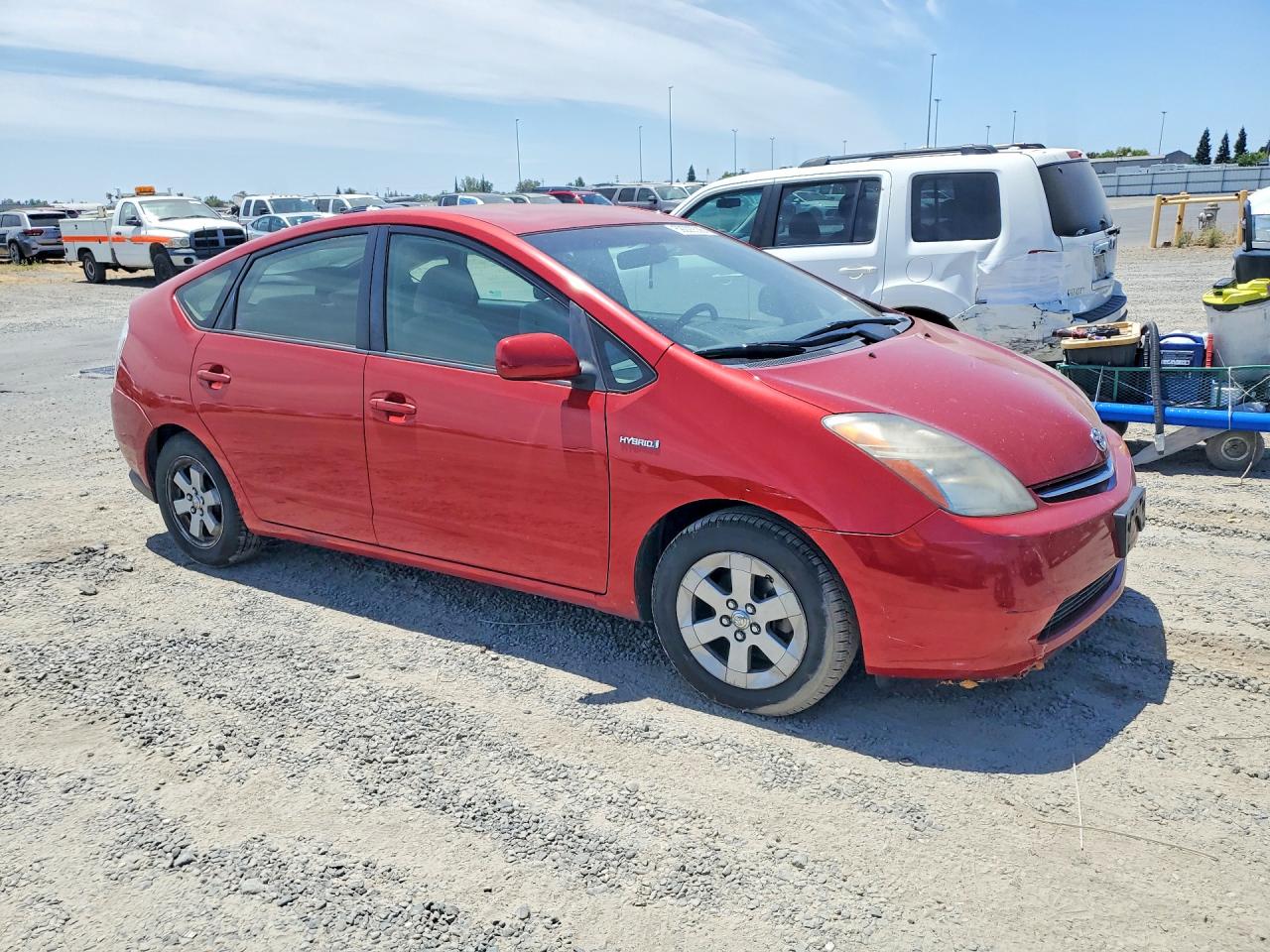 2009 Toyota Prius Base Red vin: JTDKB20U797869328