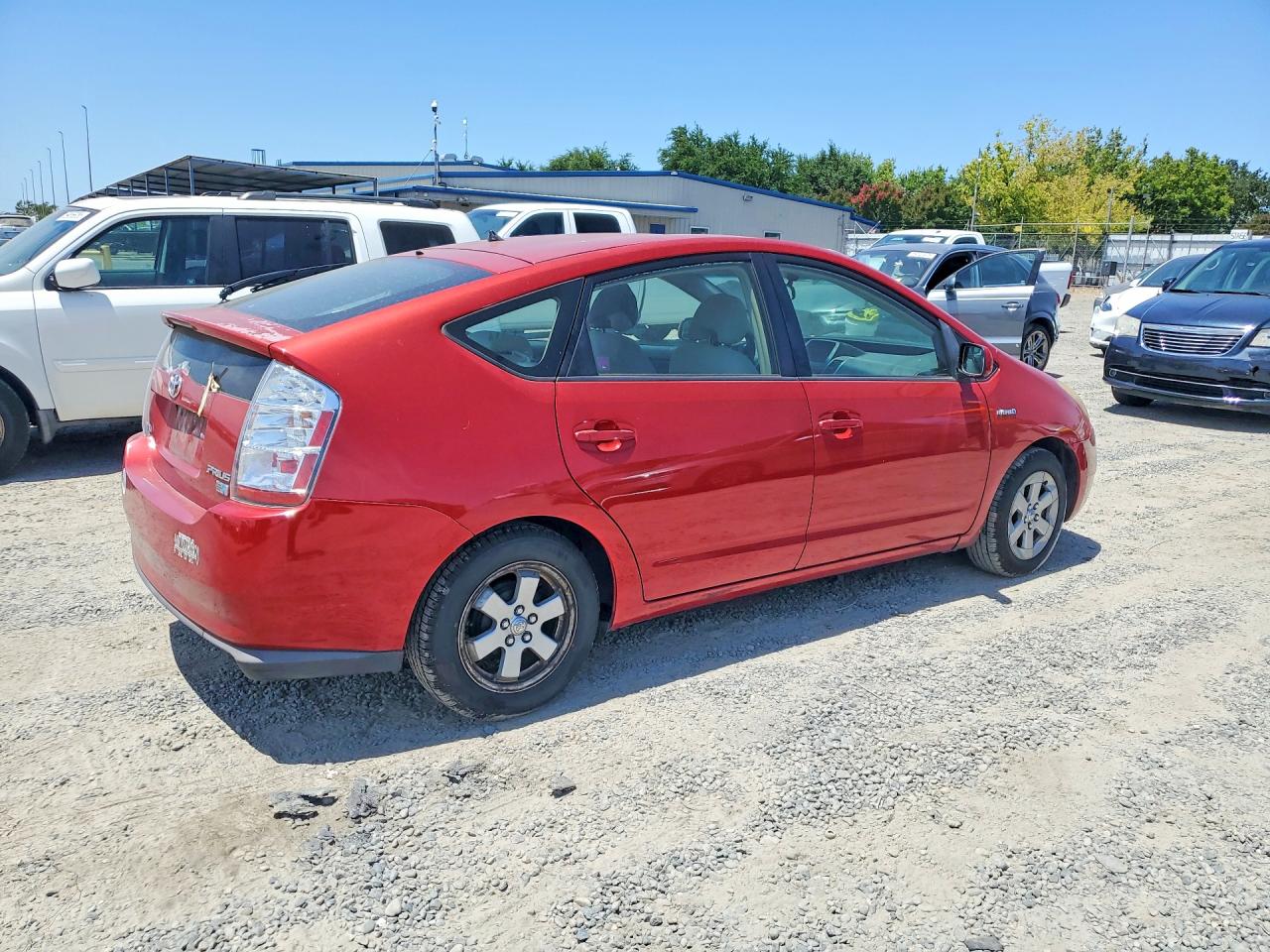 2009 Toyota Prius Base Red vin: JTDKB20U797869328