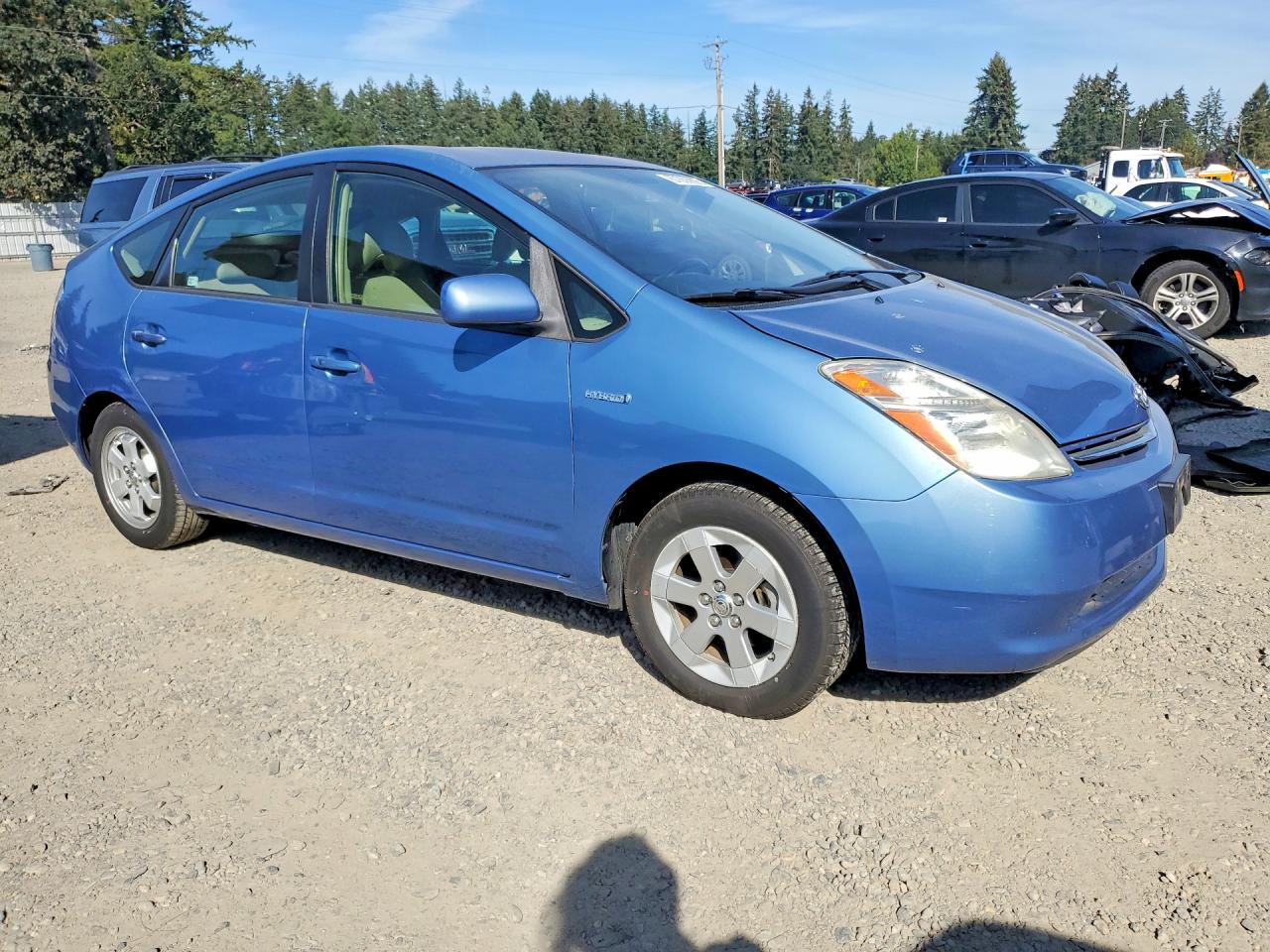 2009 Toyota Prius Base Blue vin: JTDKB20U797878580