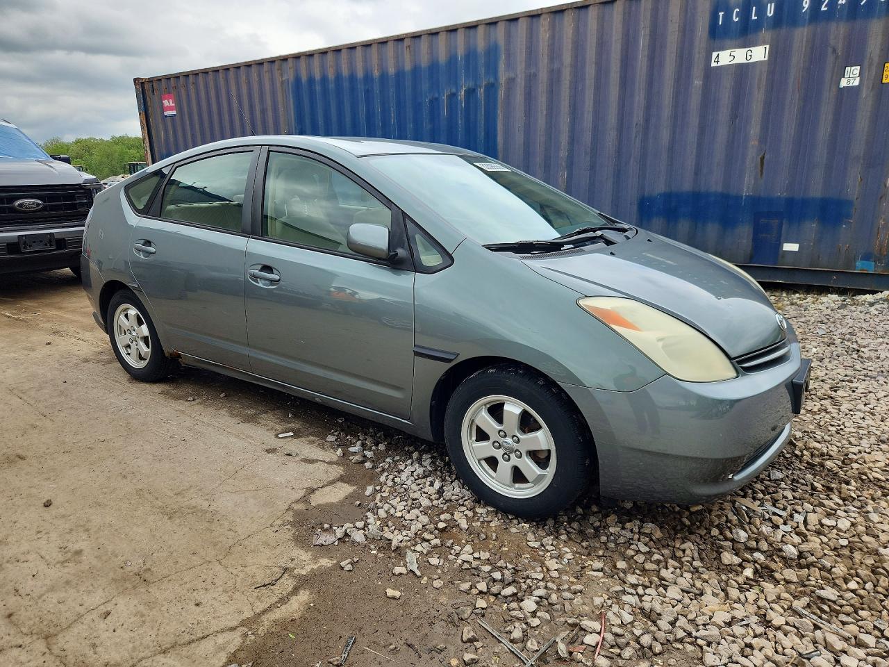 2004 Toyota Prius Base Blue vin: JTDKB20U840025087