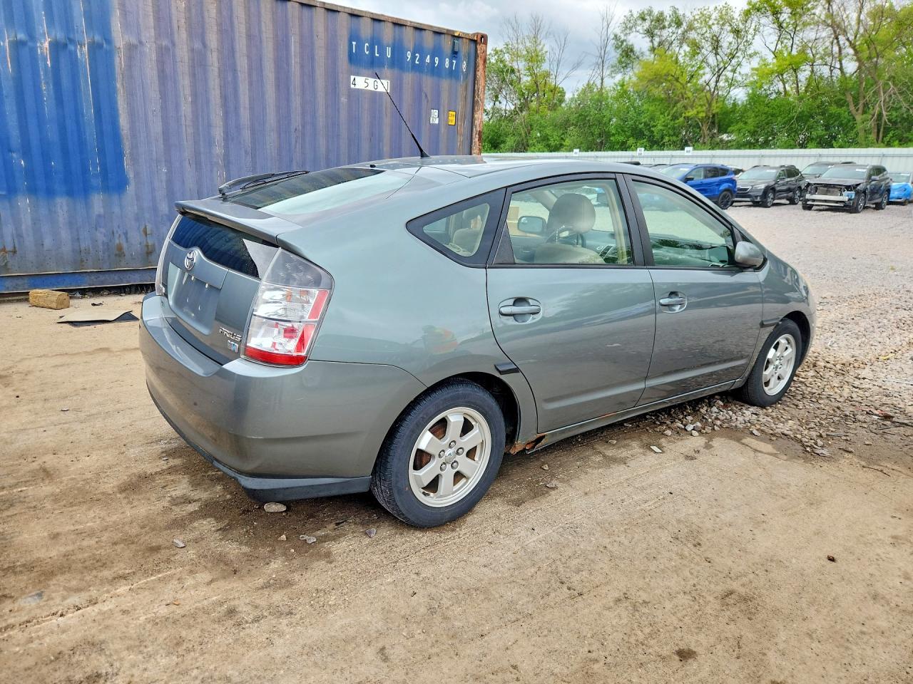 2004 Toyota Prius Base Blue vin: JTDKB20U840025087