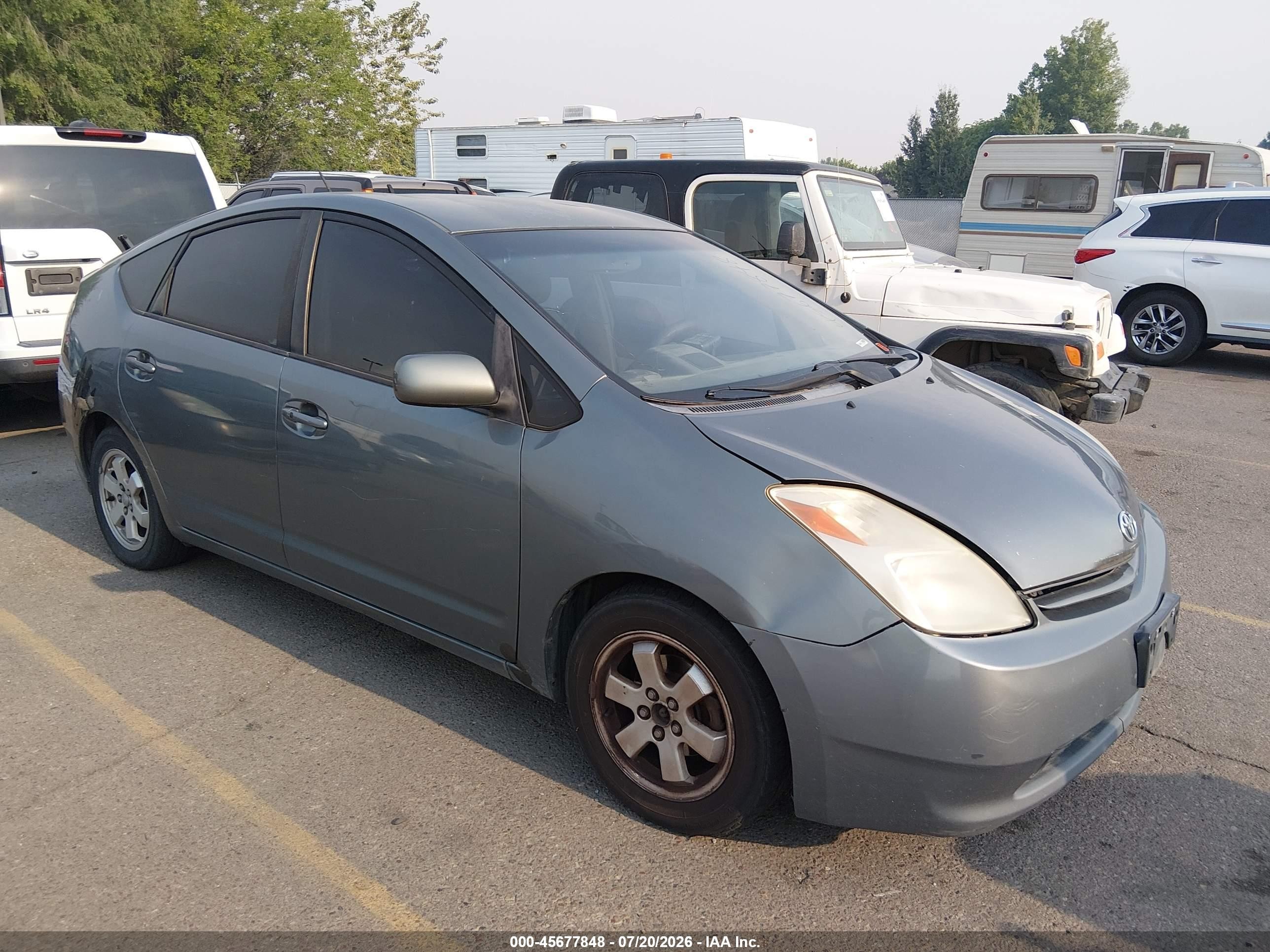 2004 Toyota Prius   Gray vin: JTDKB20U840104601