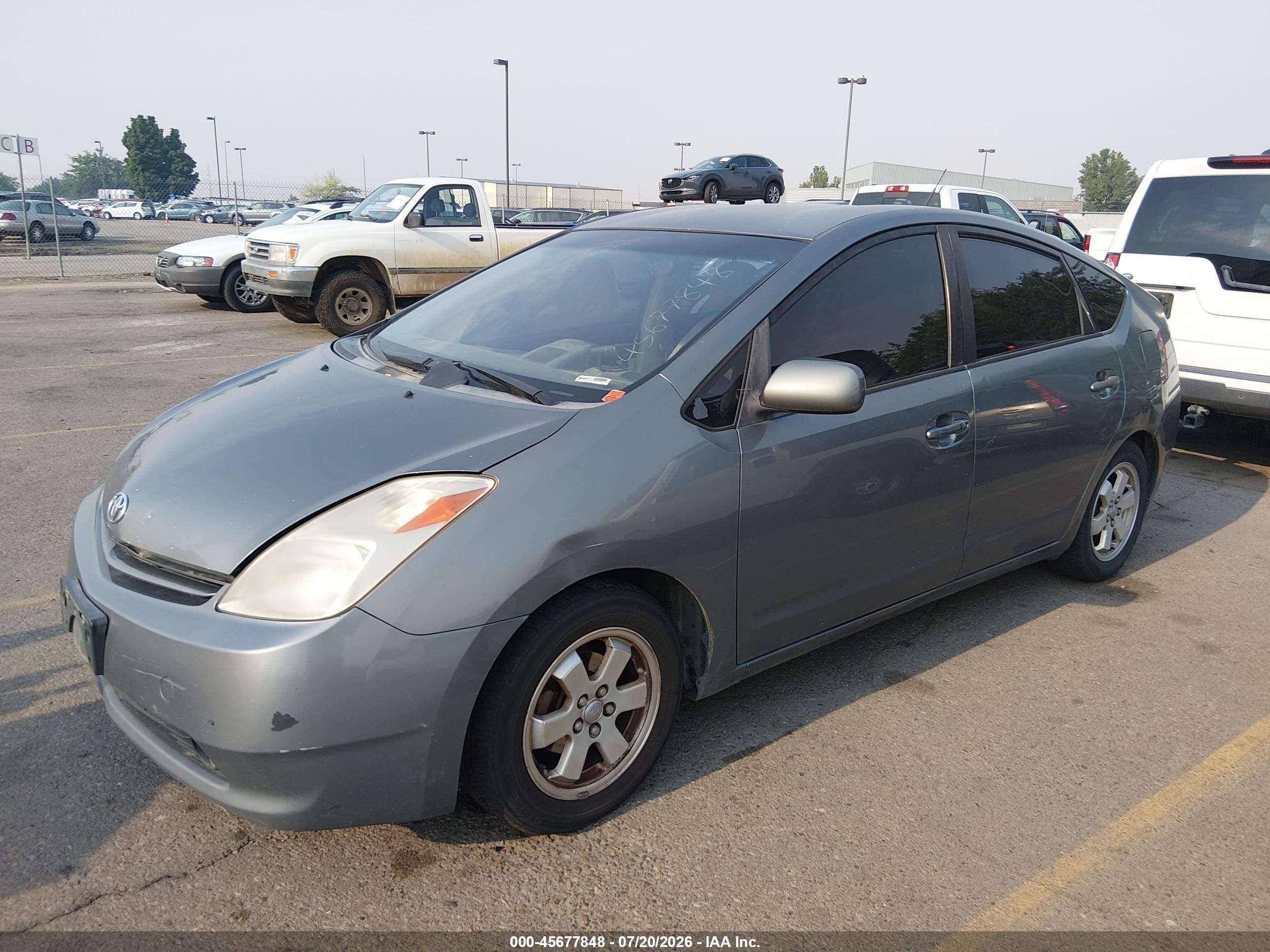 2004 Toyota Prius   Gray vin: JTDKB20U840104601