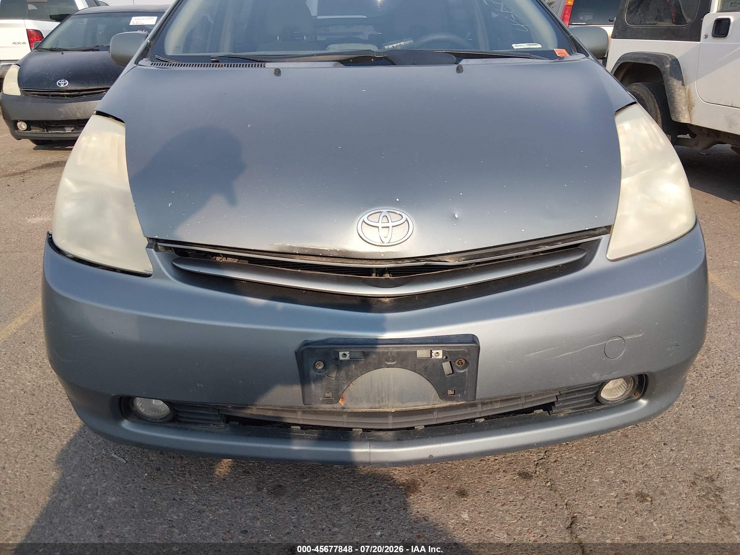 2004 Toyota Prius   Gray vin: JTDKB20U840104601
